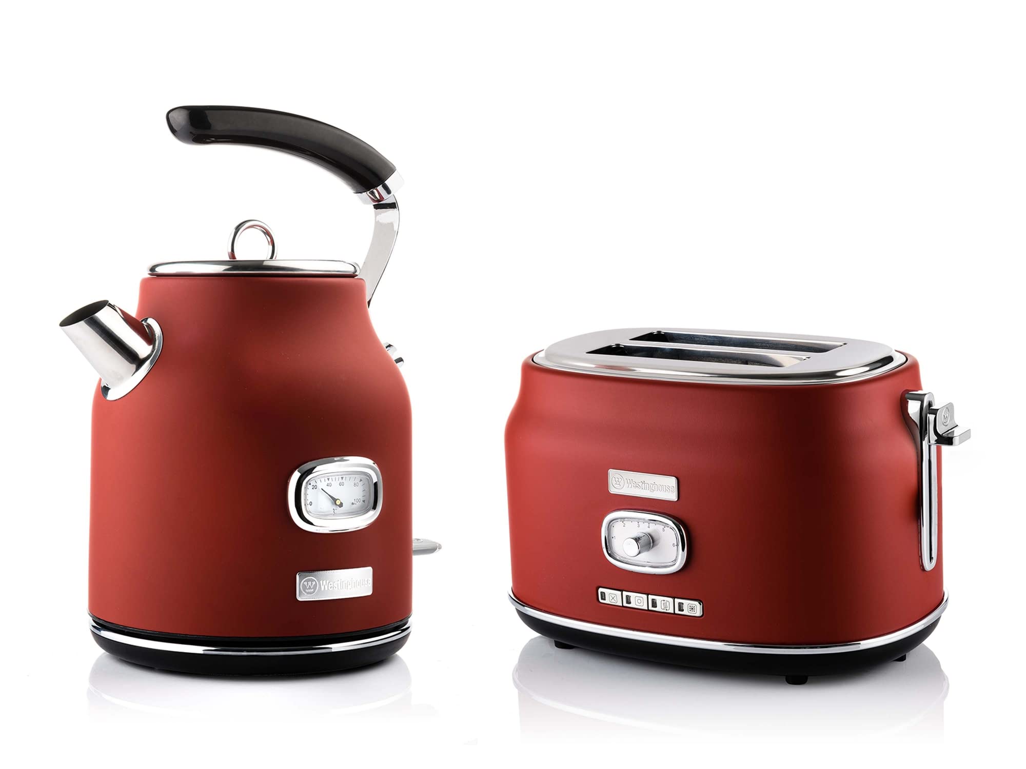 توستر و کتری وستینگهاوس آمریکا،Westinghouse‎‎ ‎‎WES02 لیتری 1.7 فیلتر آهک و محافظ در برابر گرمای بیش از حد، توستر دو شیار با قفسه و سینی خرده نان