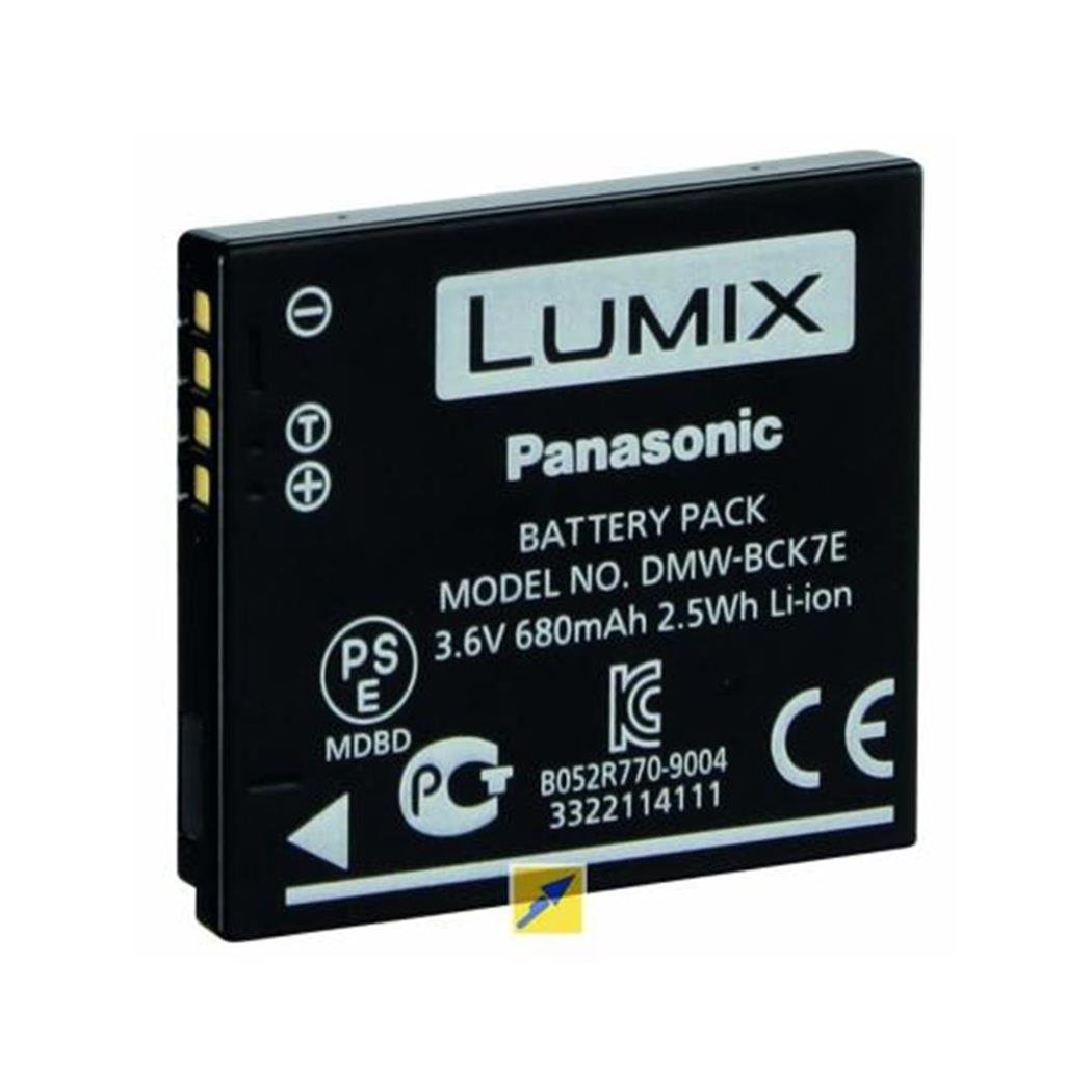 باتری لیتیوم-یونی پاناسونیک LUMIX DMW-BCK7E (مناسب برای دوربین‌های LUMIX مانند FT30، FT25، FT20، SZ7، SZ1، FS45، FS40، FS37، FS35، FS18، FS16)