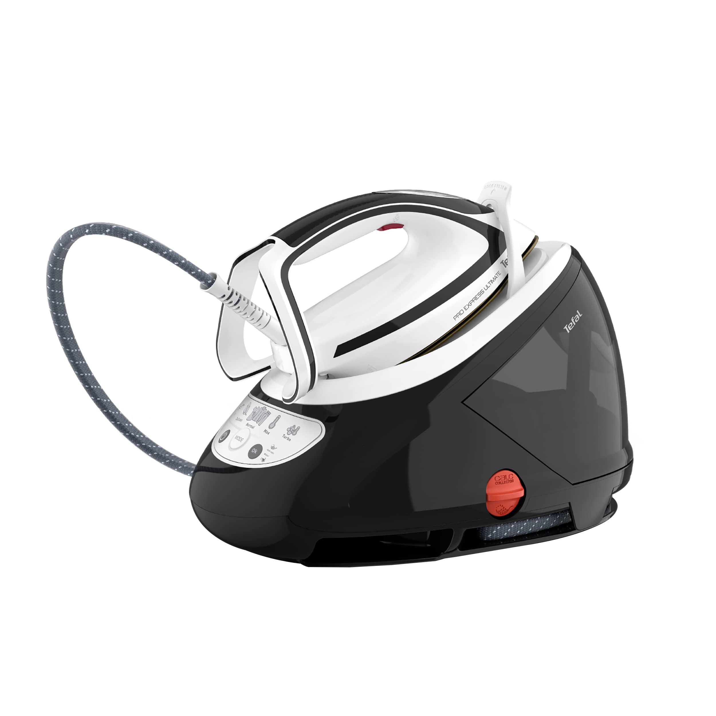 اتو بخار مخزن دار تفال فرانسه Tefal GV9550 Pro Express فشار قوی 8 بار افزایش بخار 520 گرم در دقیقه مخزن آب 1.9 لیتری