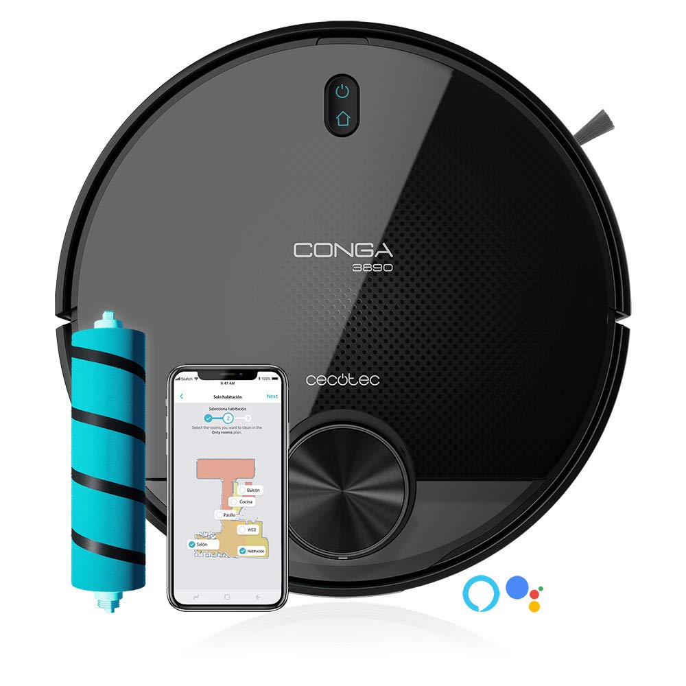 ربات جاروبرقی و کف شوی Cecotec (Conga 3890 Titanium)