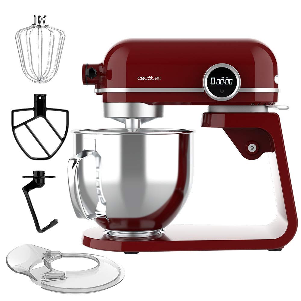 غذاساز سکوتک اسپانیا Cecotec Twist&Fusion 4500. ۸۰۰ وات، بدنه آلومینیومی ریخته‌گری شده، موتور DC، ۸ سرعته، چراغ LED، کاسه استیل ضد زنگ ۵.۲ لیتری، قرمز