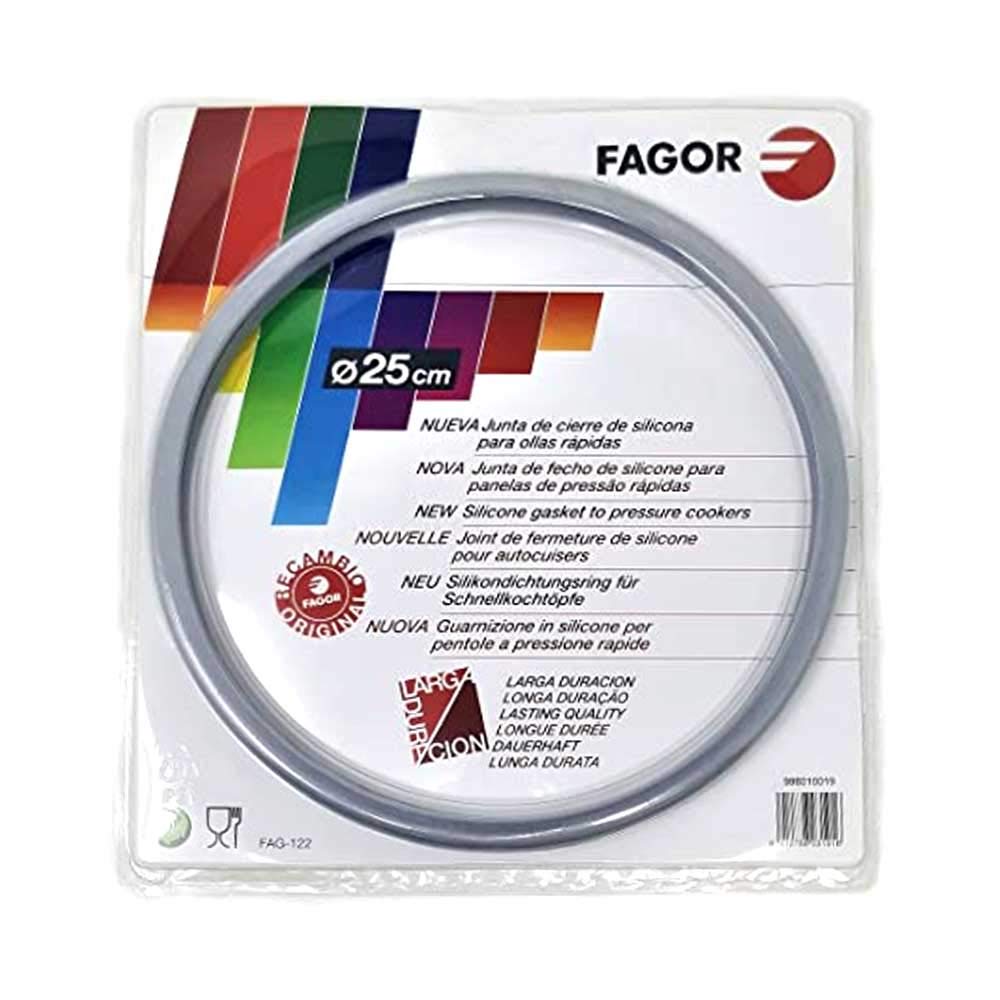 واشر زودپز لاستیکی الکتروتودو فاگور اسپانیا ۲۵ سانتی‌متر (داخل) ۲۷ سانتی‌متر (بیرون) (لطفاً اندازه را با استفاده از عکس دوم بررسی کنید)
