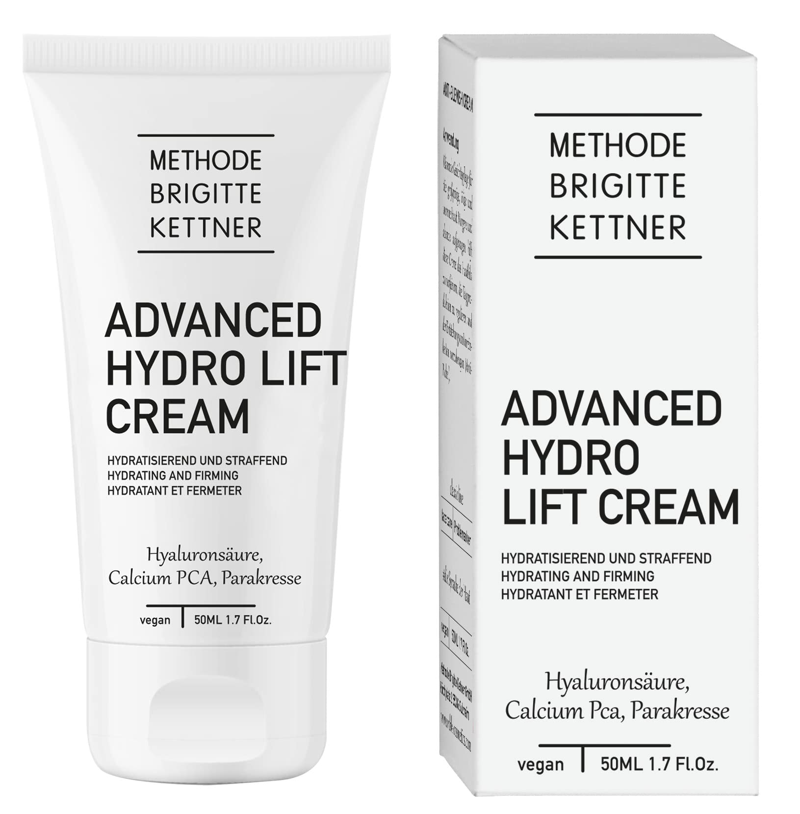 کرم هیدرولیفت پیشرفته 1 x 50ml - کرم مراقبت از صورت ضد پیری سفت کننده | وگان | تولید کلاژن را تحریک می کند | با کره شی، اسید هیالورونیک و ویتامین E