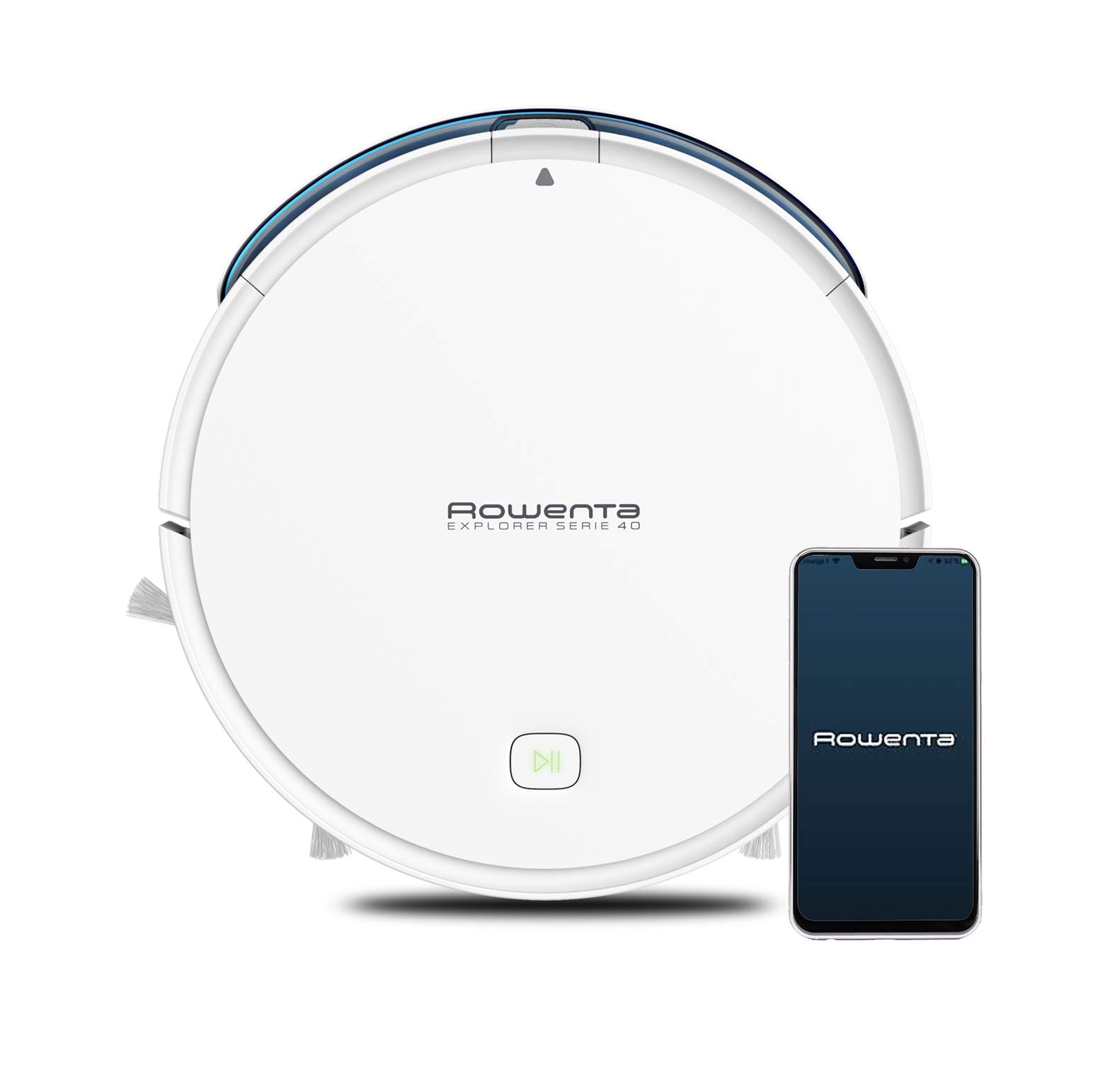 جاروبرقی رباتیک Rowenta سری X-Plorer 40 RR7267 | نظافت دو در یک | جاروبرقی و تی کشیدن | نازل توربوی Animal | تی Aqua Power | نوار مغناطیسی | سیستم ناوبری | 3 حالت تمیز کردن | ناوبری تصادفی