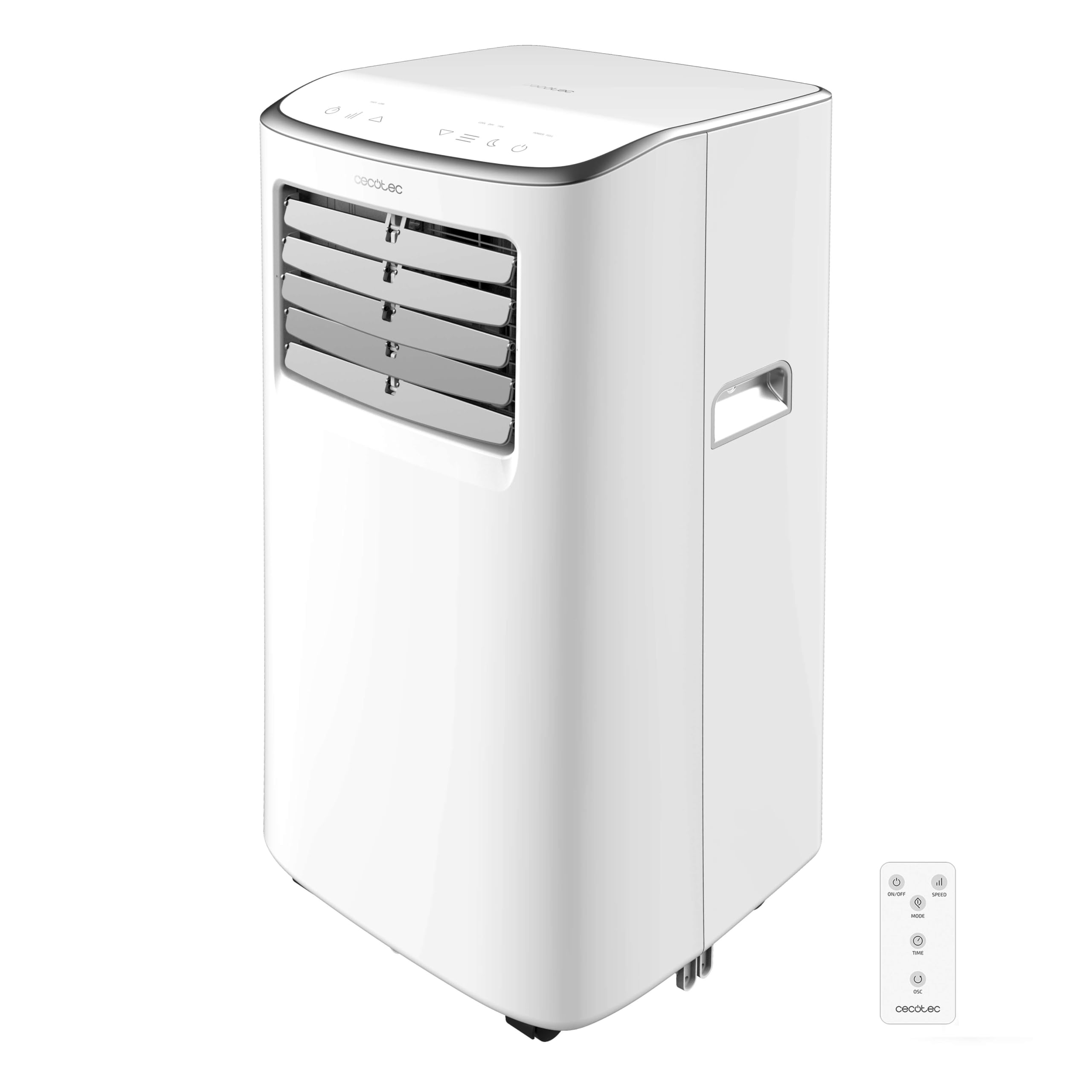 کولر گازی قابل حمل سکوتک اسپانیا Cecotec با کنترل از راه دور و اتصال وای فای، مدل Forceclima 7500، بدون صدا. ۷۰۰۰ BTU، کنترل لمسی و صفحه نمایش LED، تایمر، پوشش تا ۲۰ متر مربع