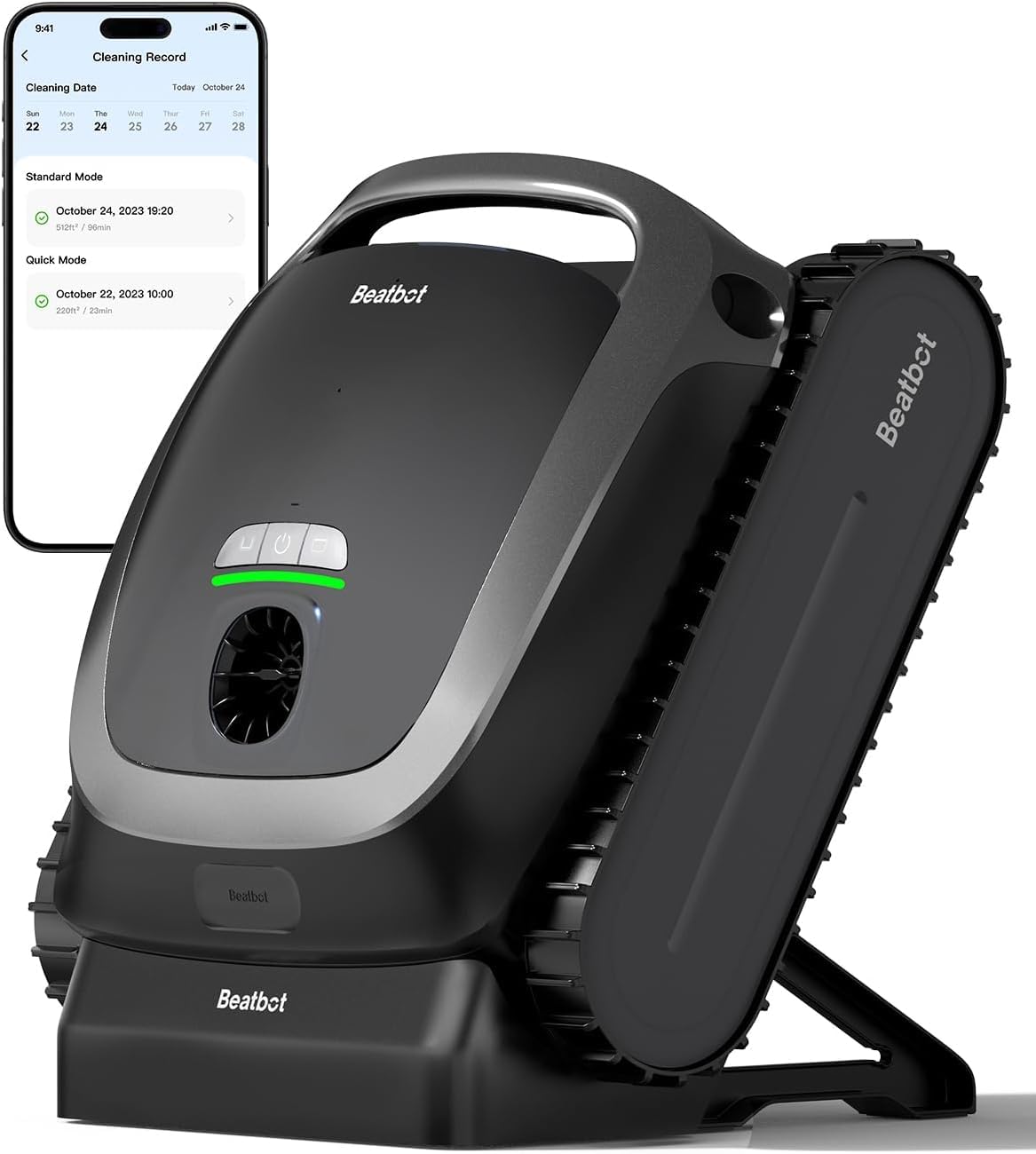 جارو ربات استخر بیت بات بی‌سیم Beatbot AquaSense - بهینه‌سازی هوشمند مسیر، تمیز کردن کف