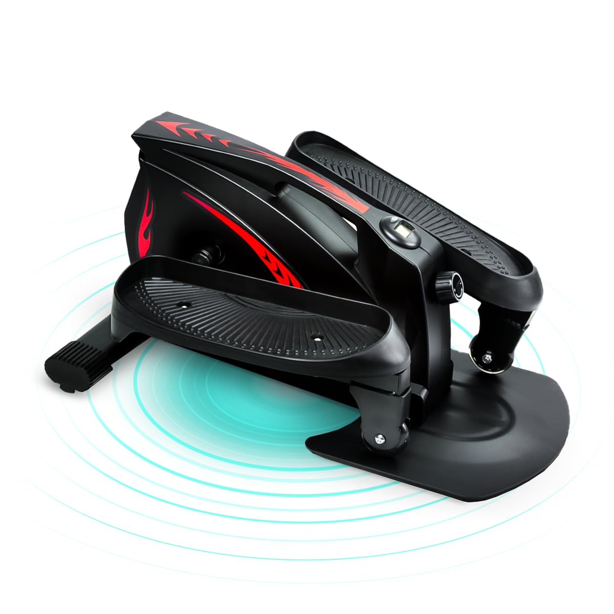 GLOBAL RELAX® | استپر | پدال قابل حمل | دستگاه کراس ترینر | دوچرخه ثابت | دستگاه خانگی | تمرین خانگی | آموزش خانگی | توانبخشی EKA MANUAL BLACK