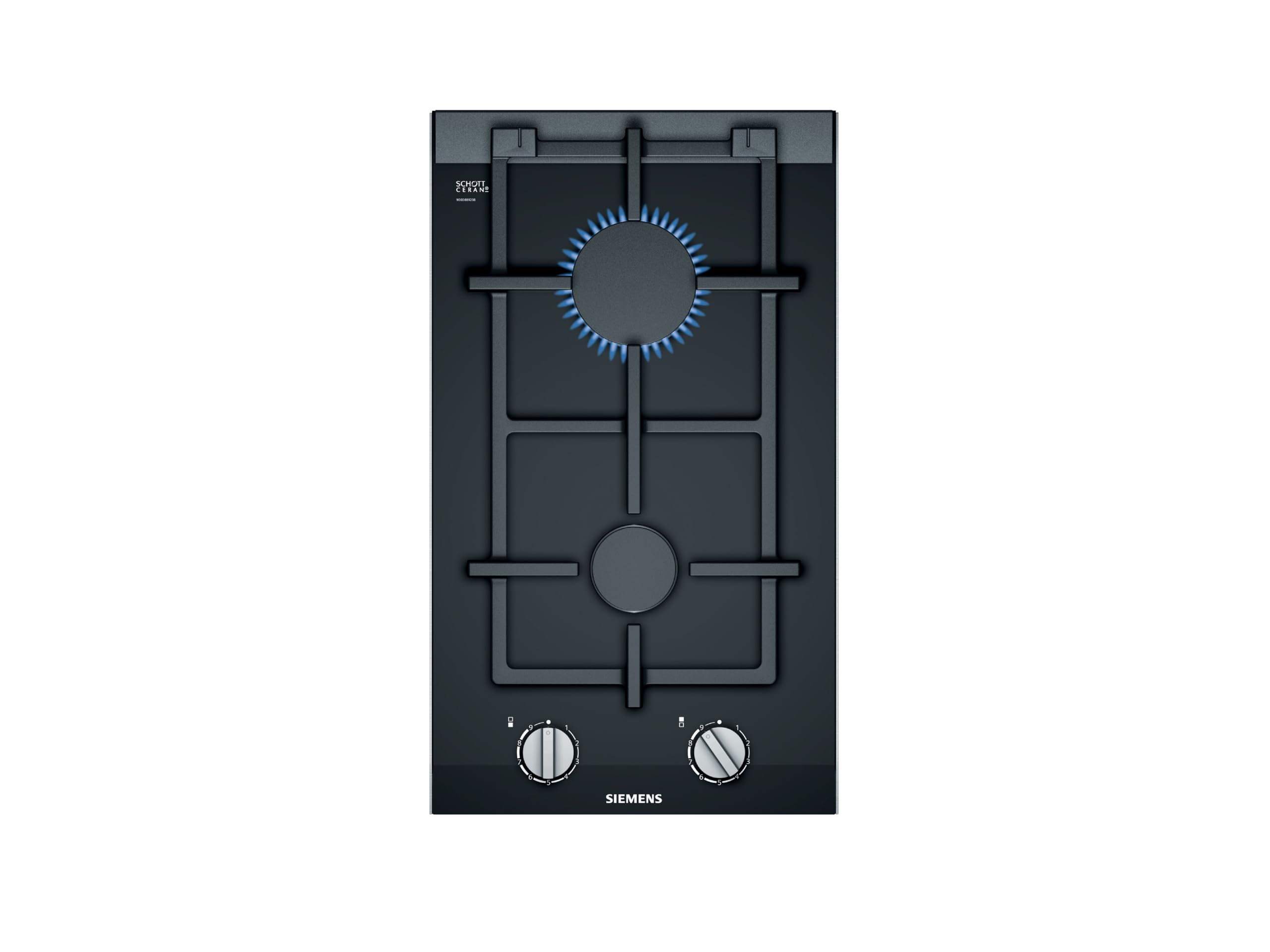 اجاق گاز رومیزی زیمنس مدل ER3A6BB70D iQ700 مدل Domino (خودکفا)، عرض 30 سانتی‌متر، مجهز به فناوری stepFlame برای کنترل دقیق شعله در نه سطح