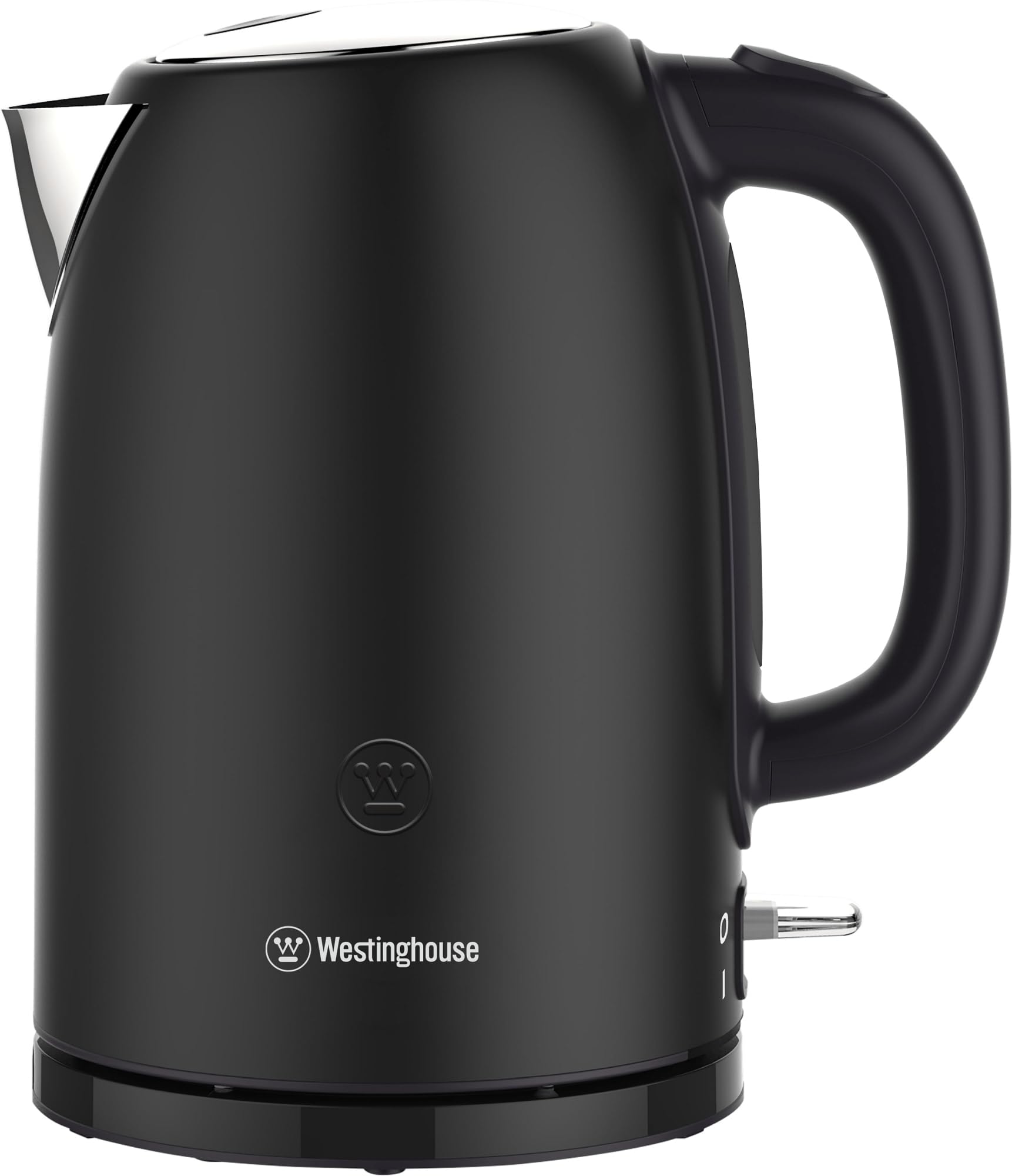 کتری برقی وستینگهاوس آمریکا WESTINGHOUSE سری پایه 2200 وات، کتری استیل ضد زنگ با ظرفیت 1.7 لیتر، نشانگر سطح آب، کتری با فیلتر رسوب آهک