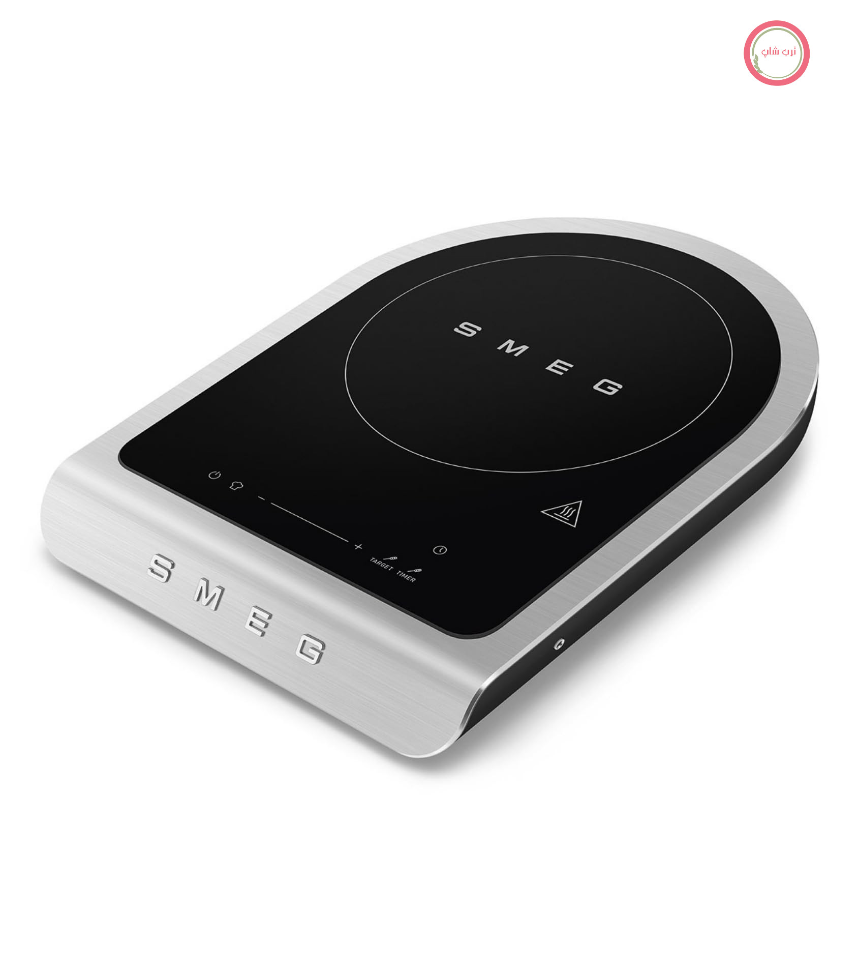 اجاق القایی قابل حمل Smeg مدل PIC01BLMEU، برنامه‌های گریل، سرخ کردن و گرم نگه داشتن، 9 سطح قدرت، عملکرد تقویت دما، لوازم جانبی شامل، قدرت 2100 وات، مشکی