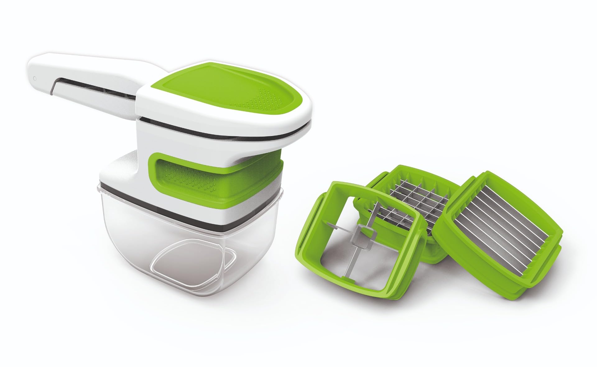 خردکن سبزیجات چندکاره گورمت‌ مکس آلمان GOURMETmaxx سفید سبز 7 تکه