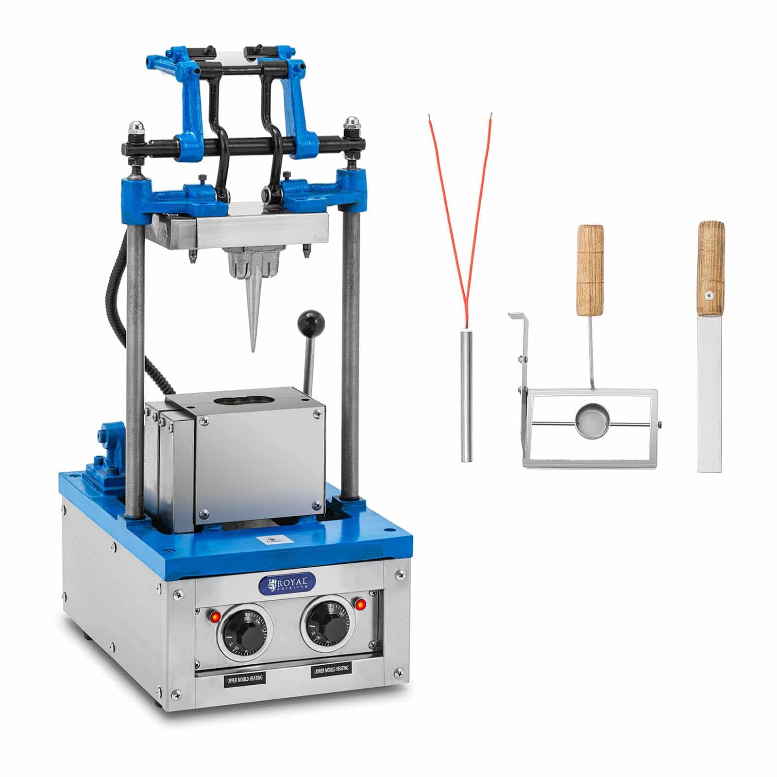 دستگاه وافل ساز بستنی قیفی رویال کترینگ آلمان RC_WMS_11 دستگاه وافل ساز برای بستنی قیفی 50-60 وافل در ساعت 74 x 124 میلی متر 1500 وات دستگاه وافل ساز بستنی قیفی بستنی ساز قیفی دستگاه بستنی ساز قیفی