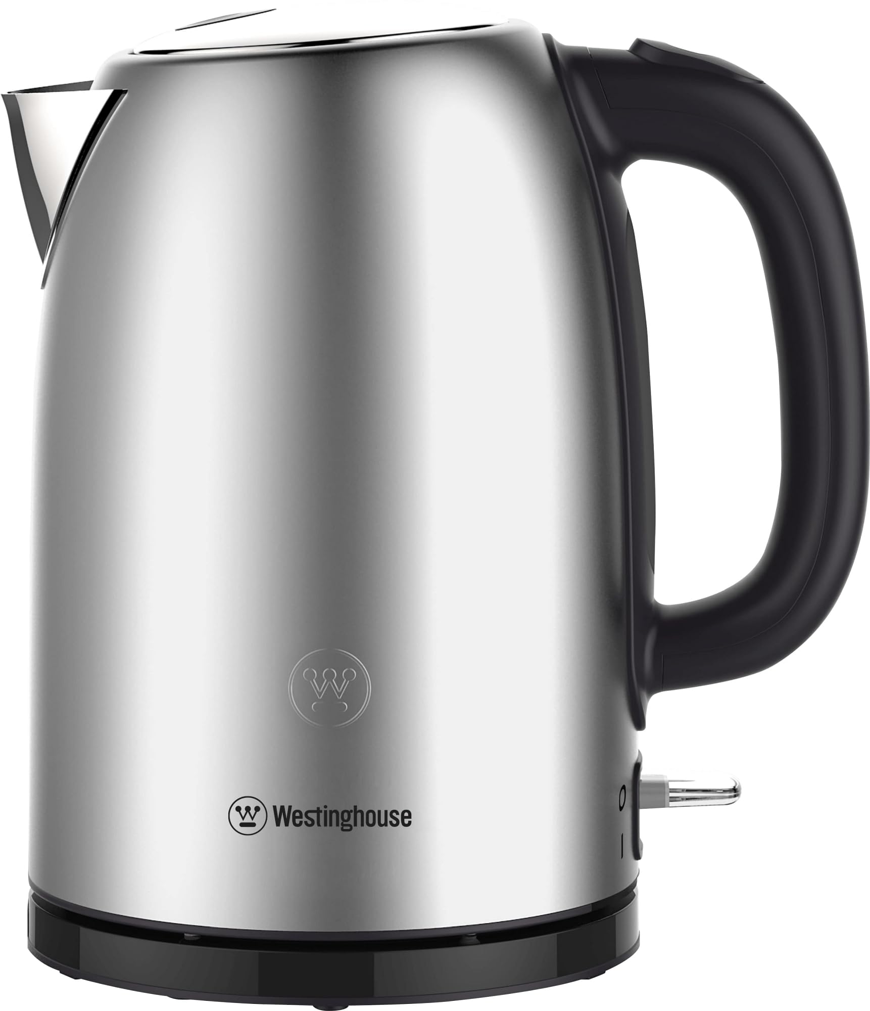 کتری برقی وستینگهاوس آمریکا WESTINGHOUSE سری پایه 2200 وات، کتری استیل ضد زنگ با ظرفیت 1.7 لیتر، نشانگر سطح آب، کتری با فیلتر رسوب آهک