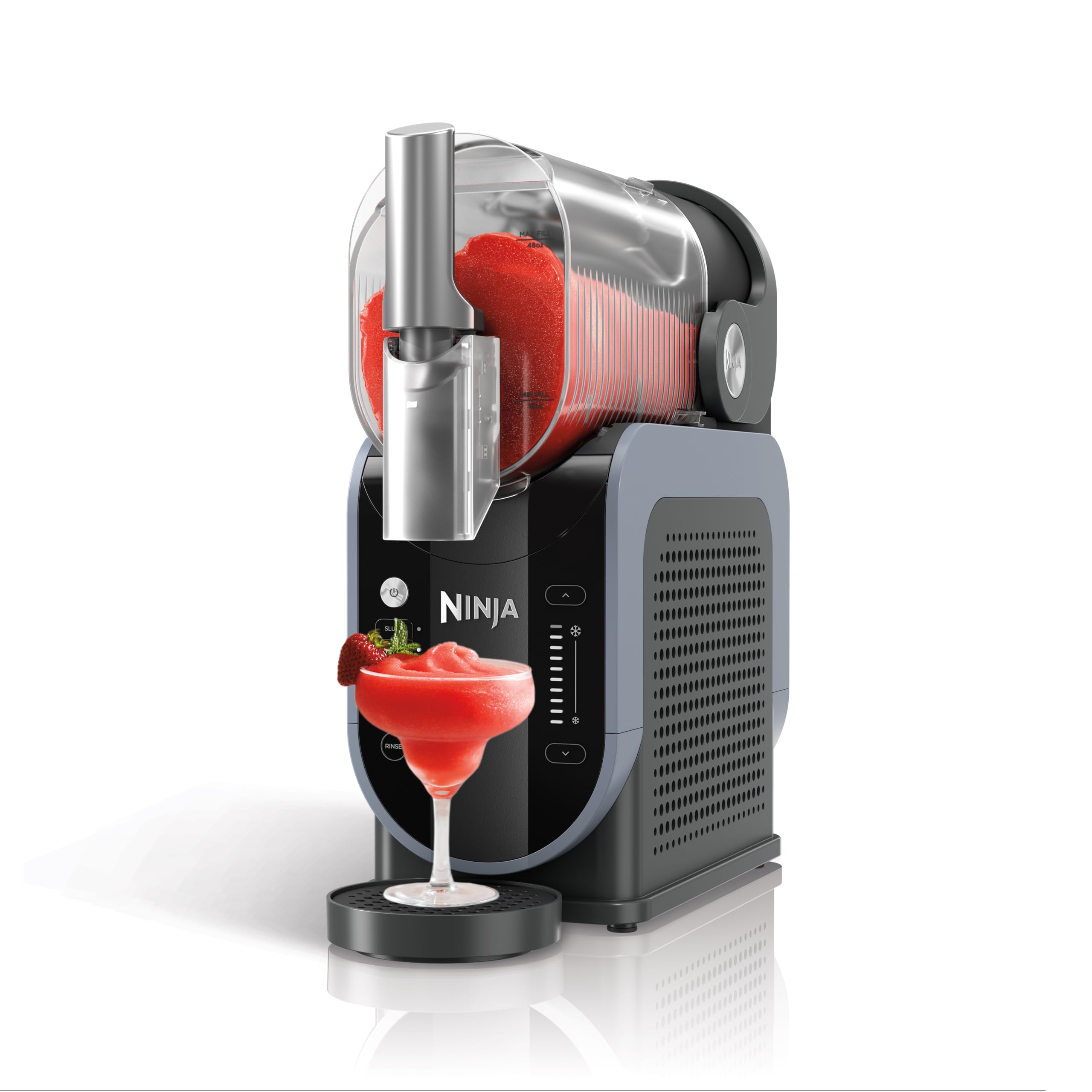 دستگاه یخ در بهشت ساز نینجا Ninja FS301EUTG برای تهیه‌ی اسلاش، کوکتل یخی، فراپه، میلک‌شیک و آبمیوه‌های یخ‌زده، گنجایش ۱.۹ لیتر