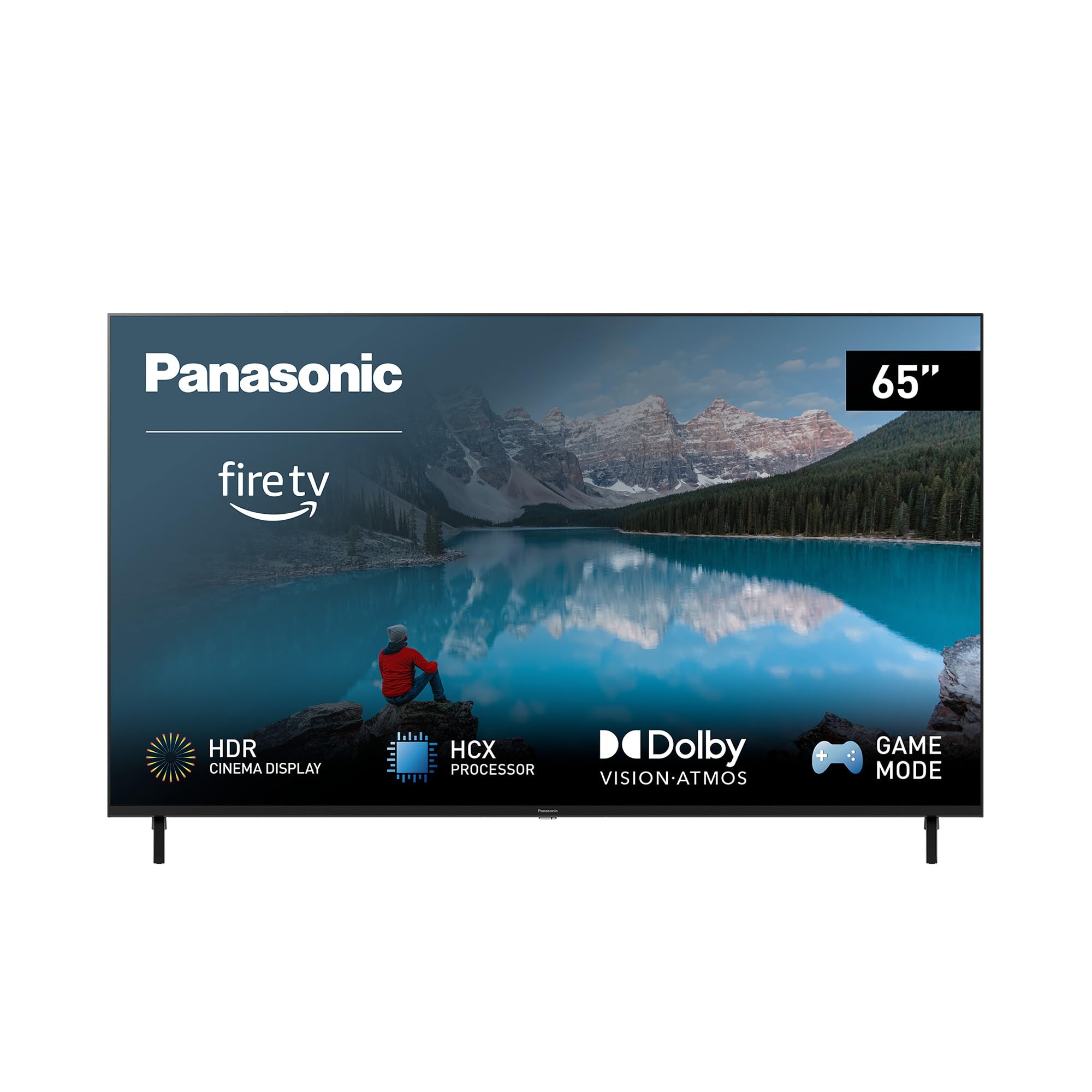 تلویزیون هوشمند 65 اینچی پاناسونیک مدل TX-65MXW834، مدل 65 اینچ Zoll 4K Ultra HD LED، مدل 2023، با قابلیت پشتیبانی از HDR، دالبی اتموس و دالبی ویژن، فایر تی‌وی، پرایم ویدیو، الکسا، نتفلیکس، شوارتز
