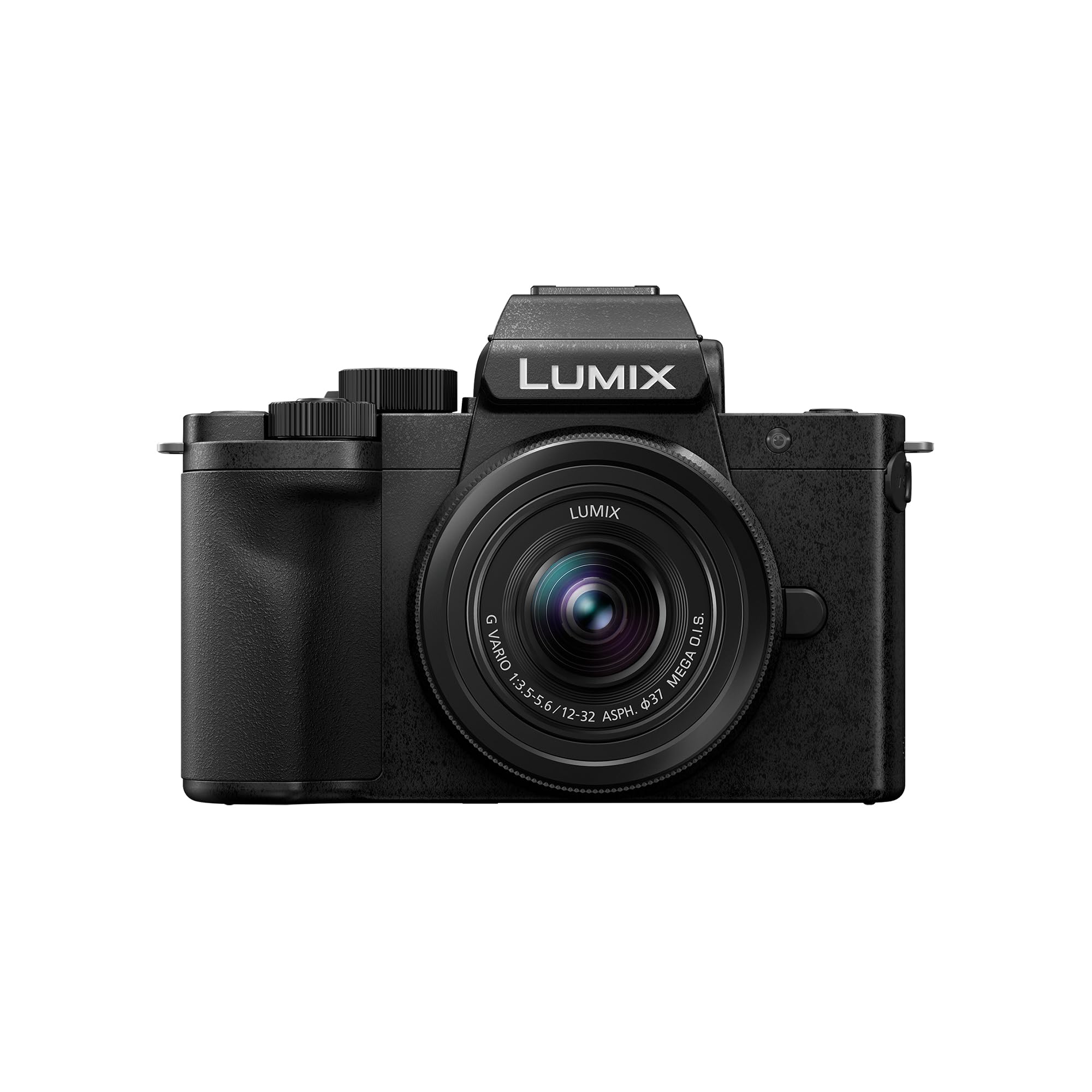 دوربین بدون آینه میکرو چهار سوم پاناسونیک لومیکس DC-G100DKEGK با لنز Lumix G Vario 12-32 میلی‌متری F3.5-5.6، 20.3 مگاپیکسل، فیلمبرداری 4K 30p و FHD 60، دوربین ولاگینگ، مانیتور با زاویه دید آزاد، شارژ USB-C، مشکی. لومیکس G100D با لنز H-FS12032