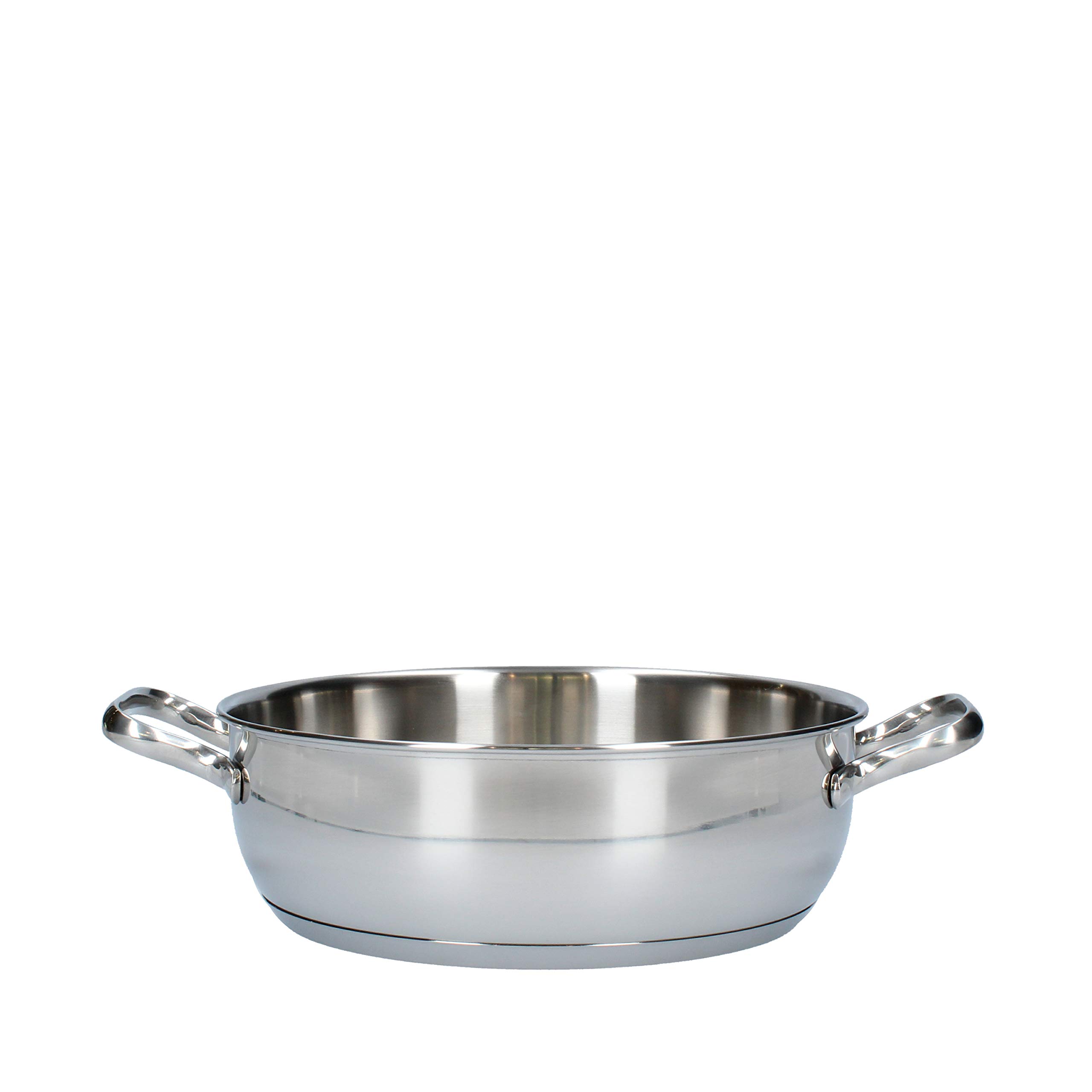 ظرف قابلمه لاگوستینا، استیل ضد زنگ، خاکستری، ۲۴ سانتی‌متر