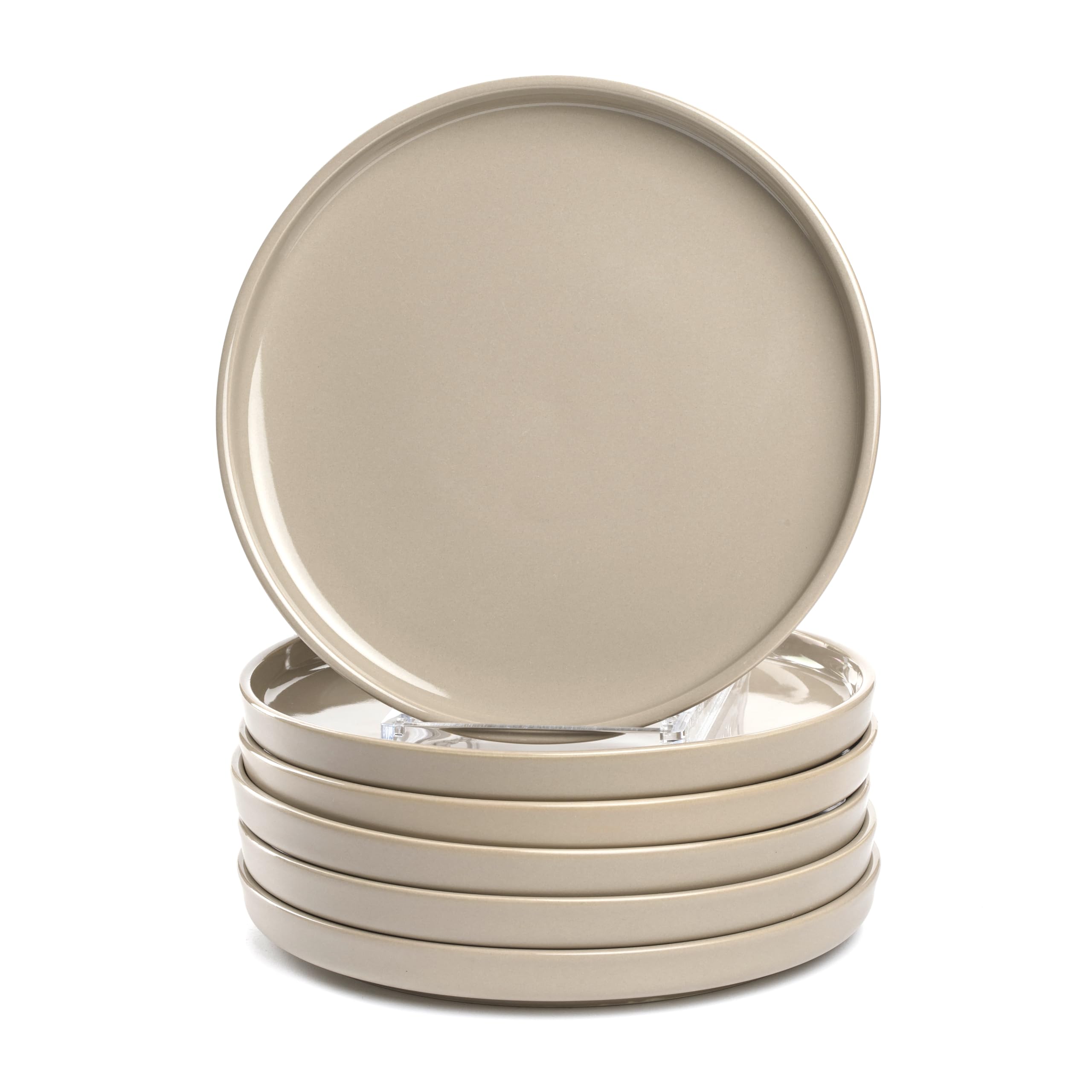 بشقاب‌های غذاخوری LEONARDO HOME ROMA، مجموعه ۶ عددی • قطر ۲۲ سانتی‌متر • قابل استفاده در مایکروویو و ماشین ظرفشویی • قابلیت چیدن روی هم • ظروف سرامیکی برای ۶ نفر • بشقاب سرامیکی با سطح لعاب‌دار • بژ • ۰۲۶۳۶۱