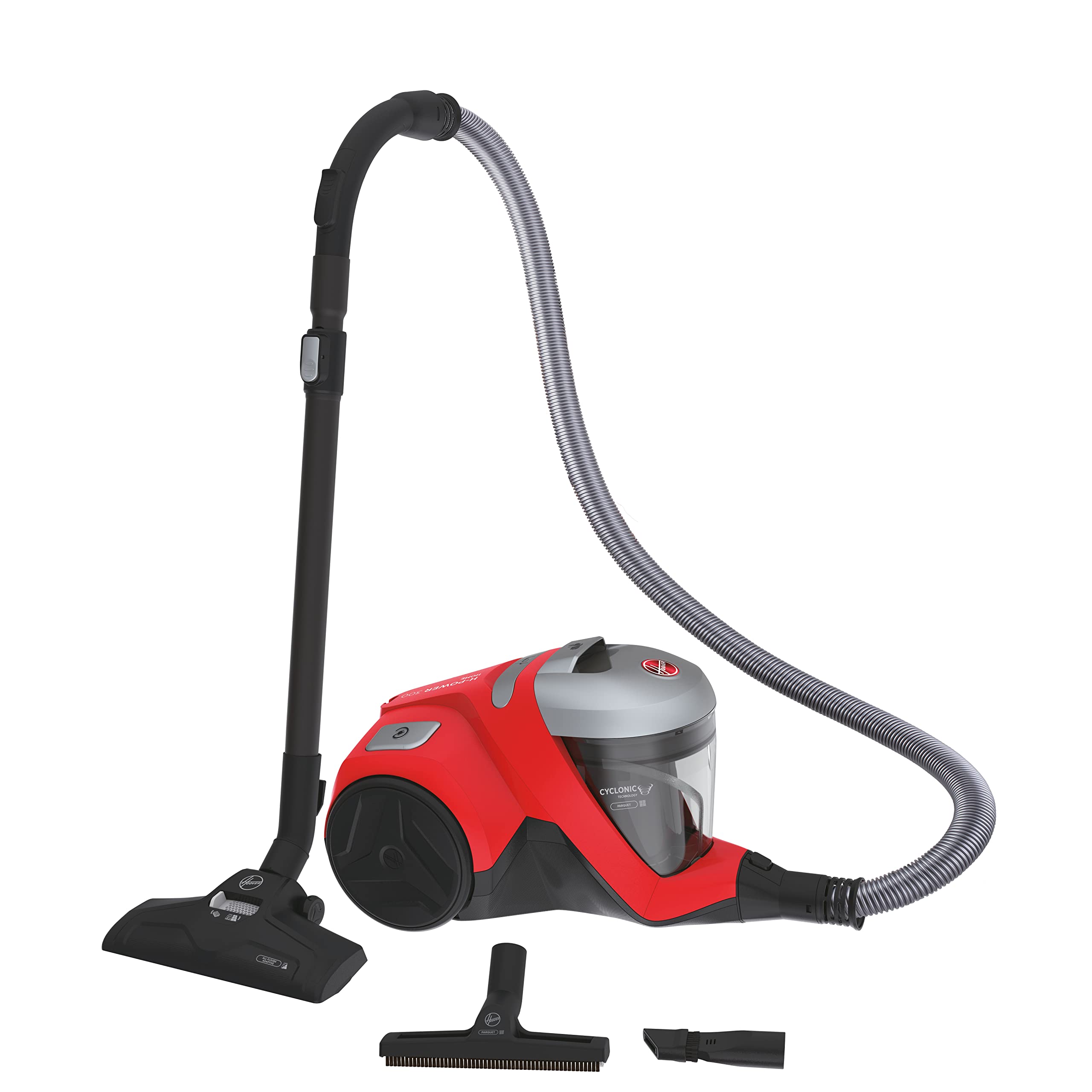 جارو برقی پارکت هوور آمریکا  Hoover HP310HM با نازل پارکت – جارو برقی سبک و جمع و جور بدون کیسه با محفظه گرد و غبار XL