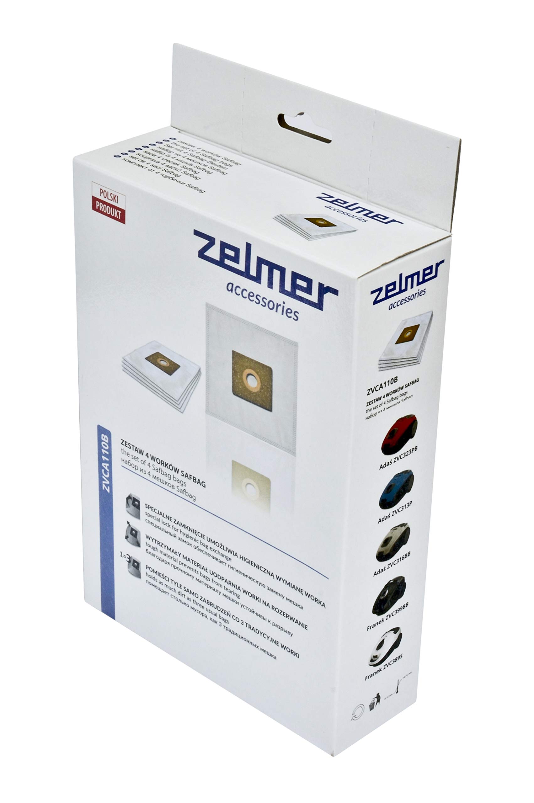 کیسه جارو برقی زلمر لهستان Zelmer ZVCA110B