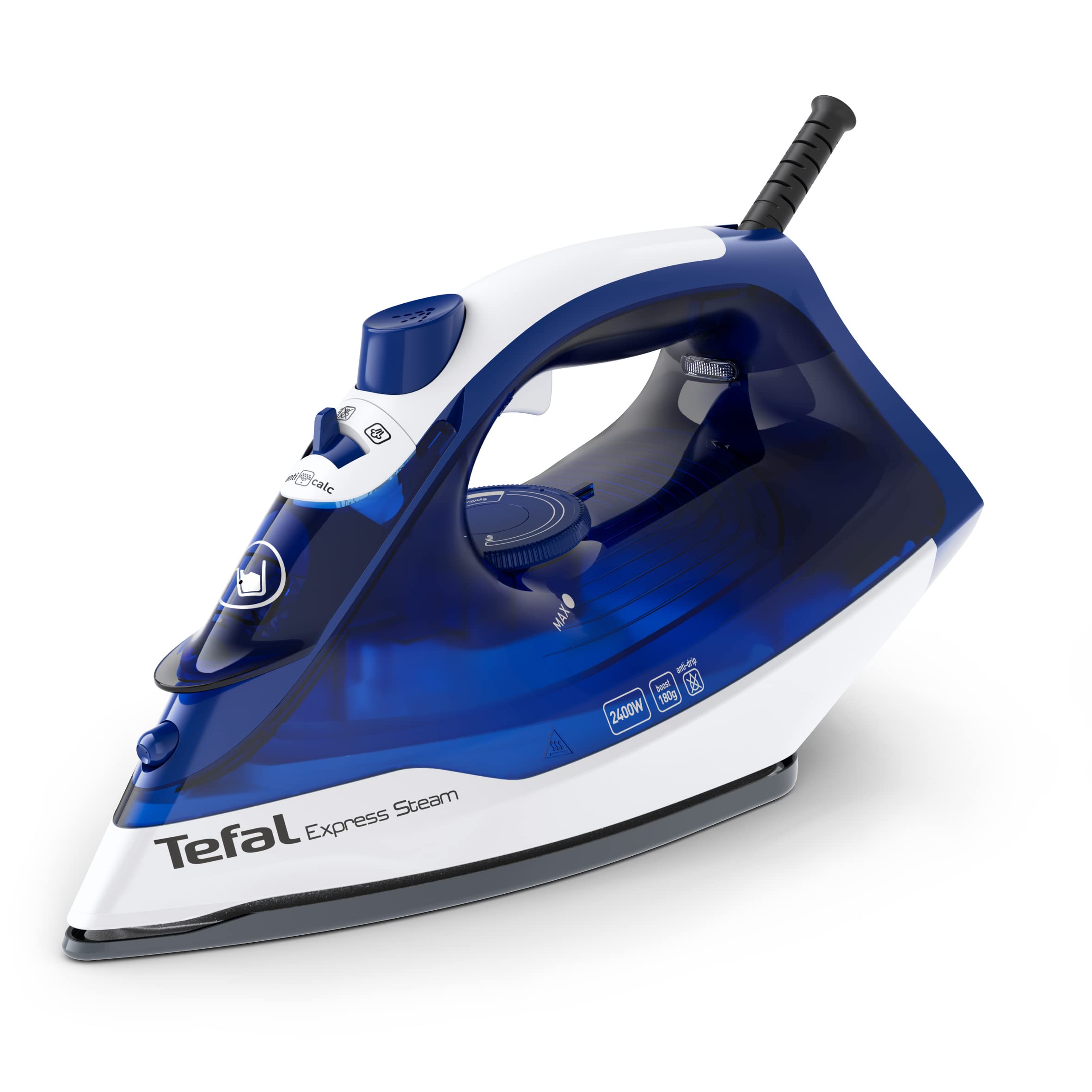 اتو بخار تفال فرانسه Tefal FV2838 افزایش بخار 180 گرم در دقیقه ظرفیت 270 میلی لیتر کفی سرامیکی