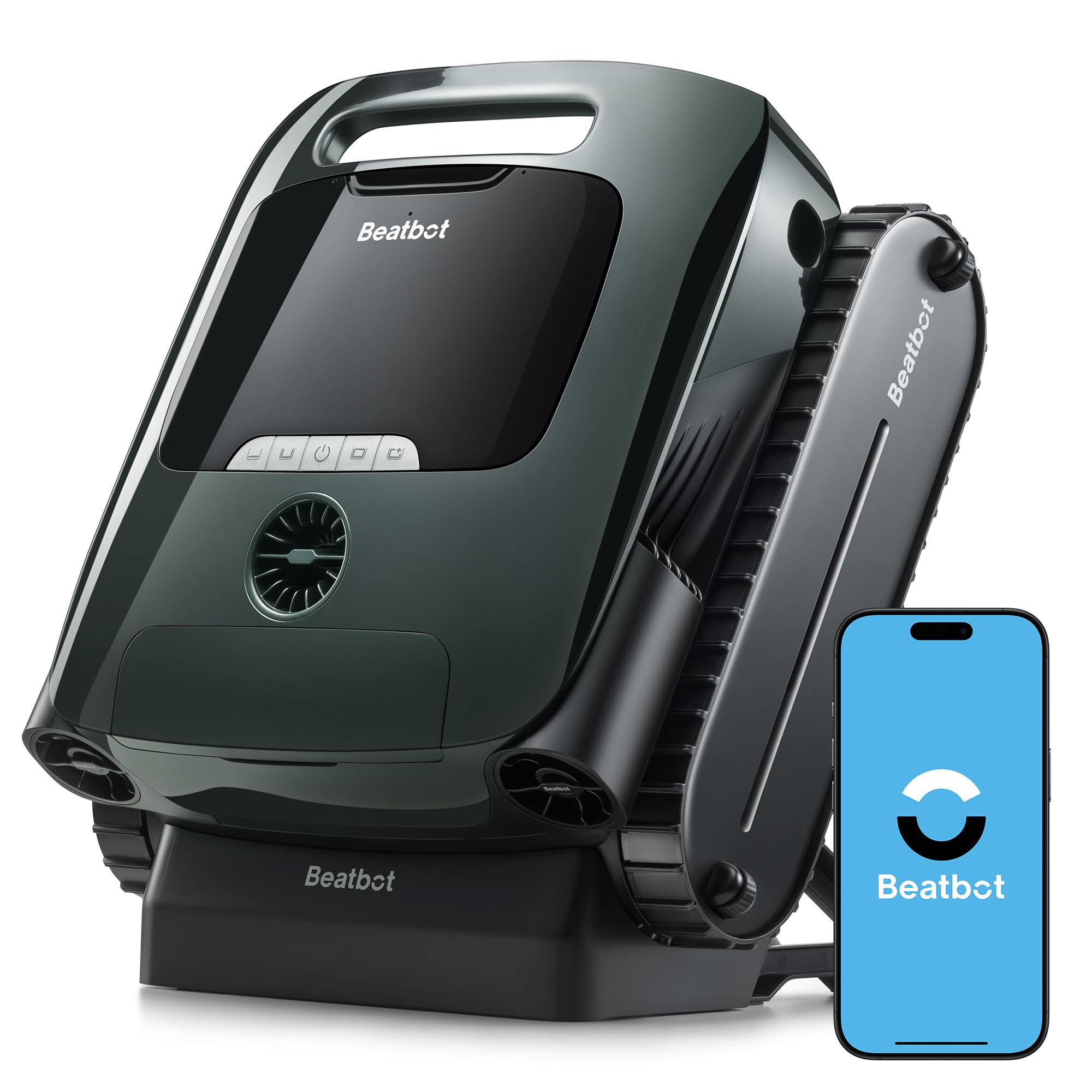 جارو ربات استخر بیت بات Beatbot AquaSense 2 Pro برای تمیز کردن کف، دیوارها، سطوح و شفاف سازی آب، ناوبری هوشمند، تا 360 متر مربع