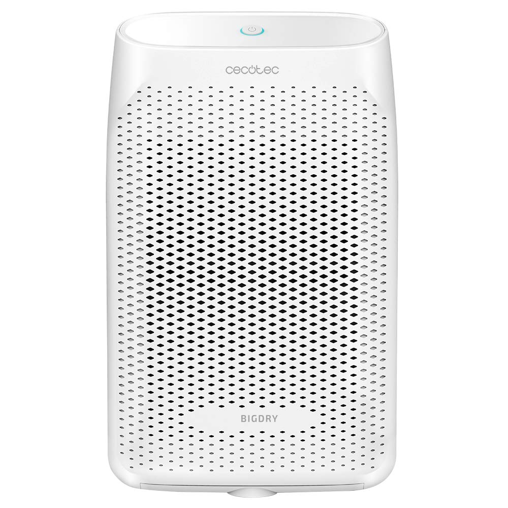 رطوبت‌گیر سکوتک اسپانیا سری Cecotec BigDry با ظرفیت 2000-750 میلی‌لیتر در روز، مخزن قابل جدا شدن از 0.6 تا 2 لیتر، 2 سرعت، 2 سطح رطوبت‌گیری، پوشش تا 25 متر مربع، عملکرد تمیز کردن. (۲۵۰۰ کالای ضروری)