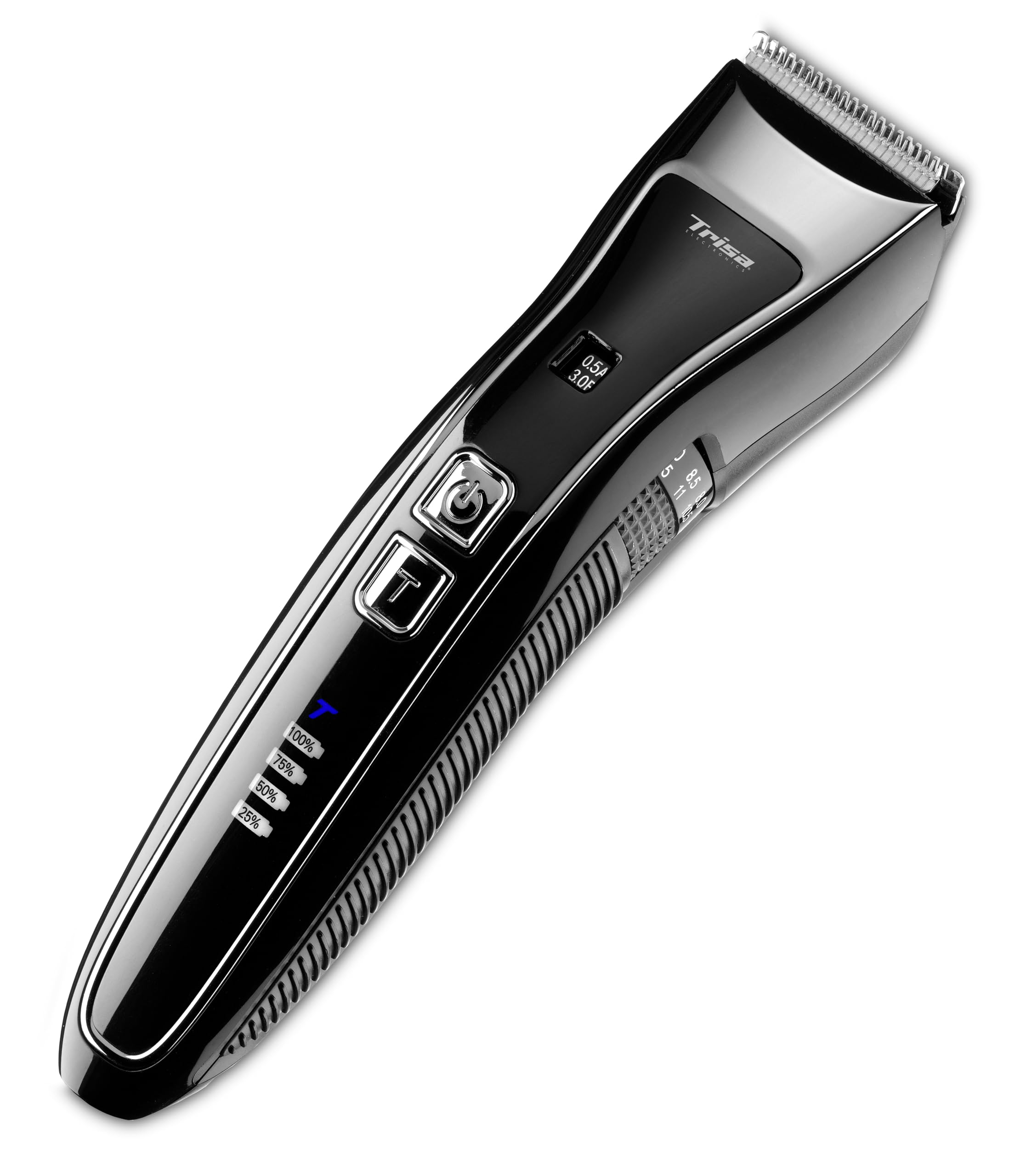 ماشین اصلاح مو مردانه تریزا سوئیس - اصلاح کننده دقیق ریش با باتری لیتیوم-یون، 4 سری، 60 دقیقه کارکرد، 3-32.5 میلی‌متر