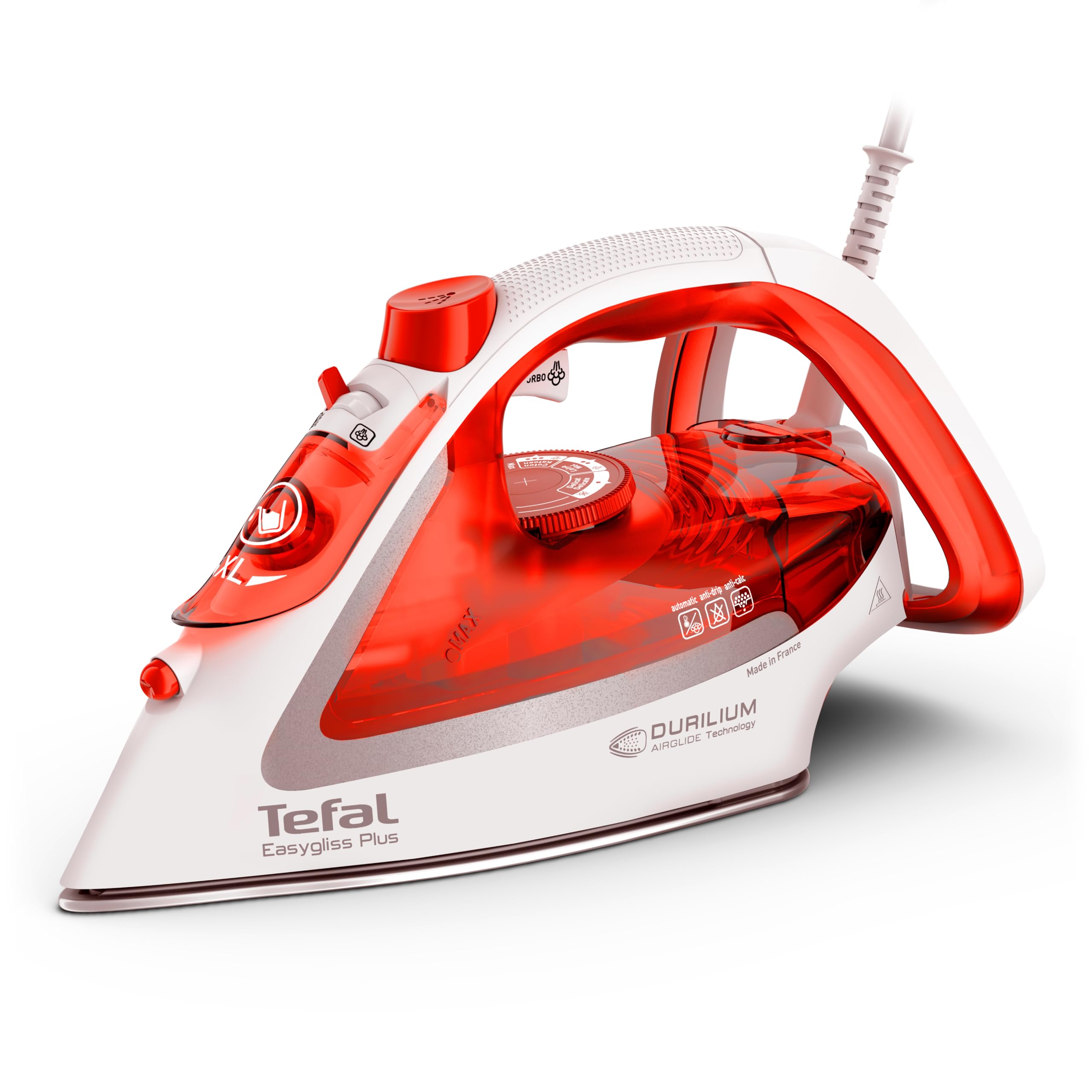 اتو بخار تفال فرانسه Tefal FV5738 تنظیم خودکار مقدار بخار 230 گرم در دقیقه انفجار بخار 3 منطقه بخار بخار عمودی