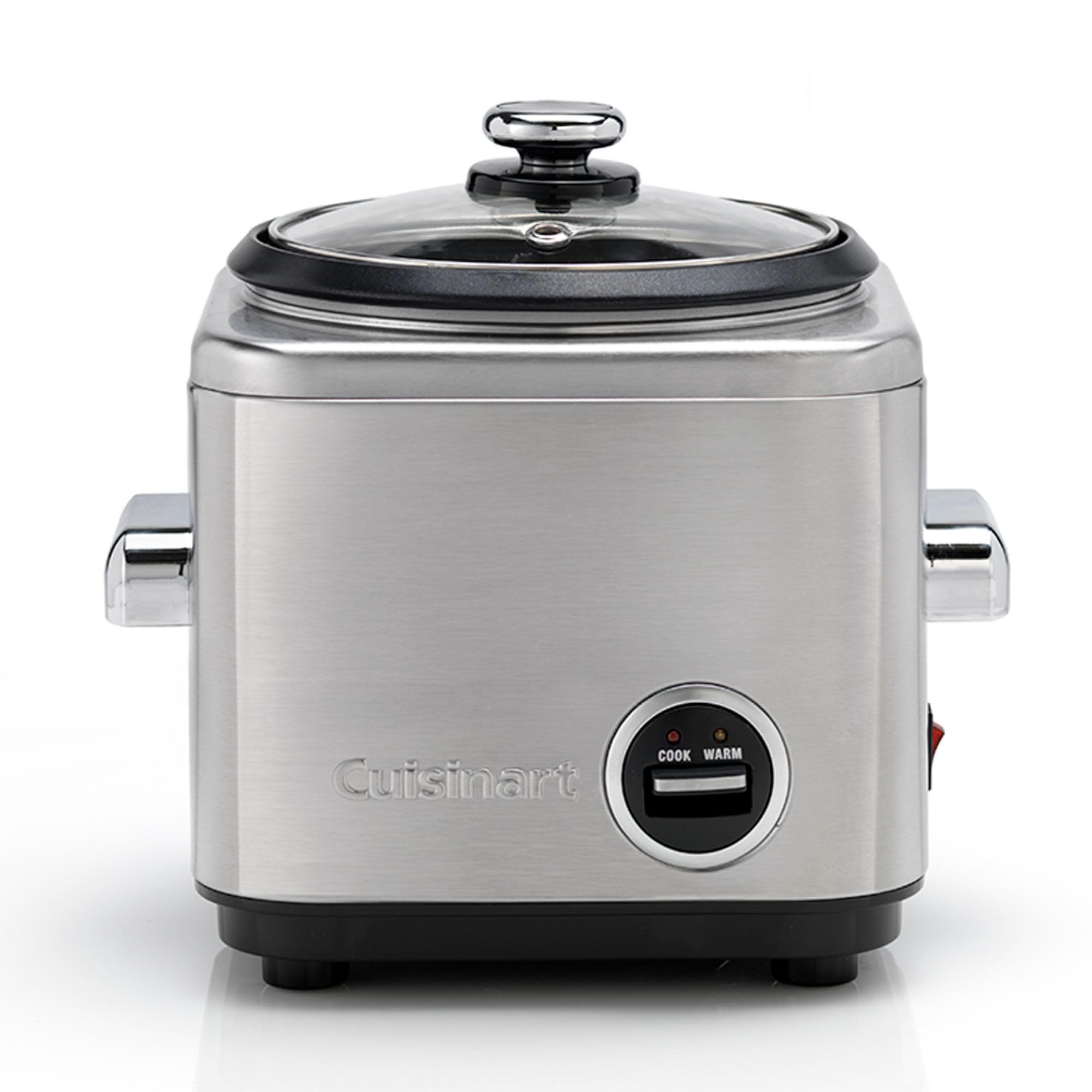 پلوپز Cuisinart لیوان 800 گرمی| مولتی پز برنج و غلات | بخار پز و گرم نگه داشتن | کابل جمع شونده | بخارشوی فولاد ضد زنگ بدون BPA | پیمانه و قاشق برنج | از جمله کتاب دستور غذا