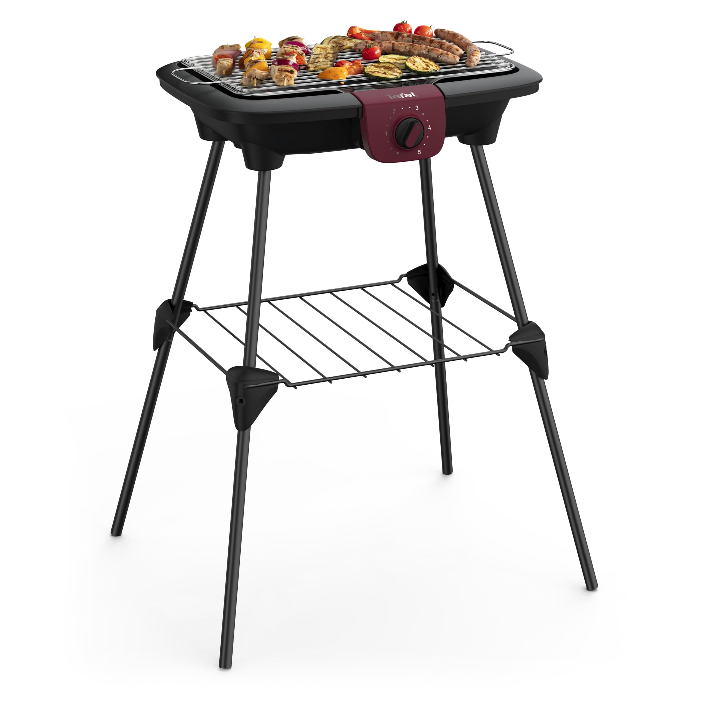 گریل ایستاده برقی تفال ایزی گریل | Tefal BG90F5 | می توان از آن به عنوان گریل رومیزی در داخل خانه نیز استفاده کرد 2300 وات | مساحت گریل 870 سانتی متری