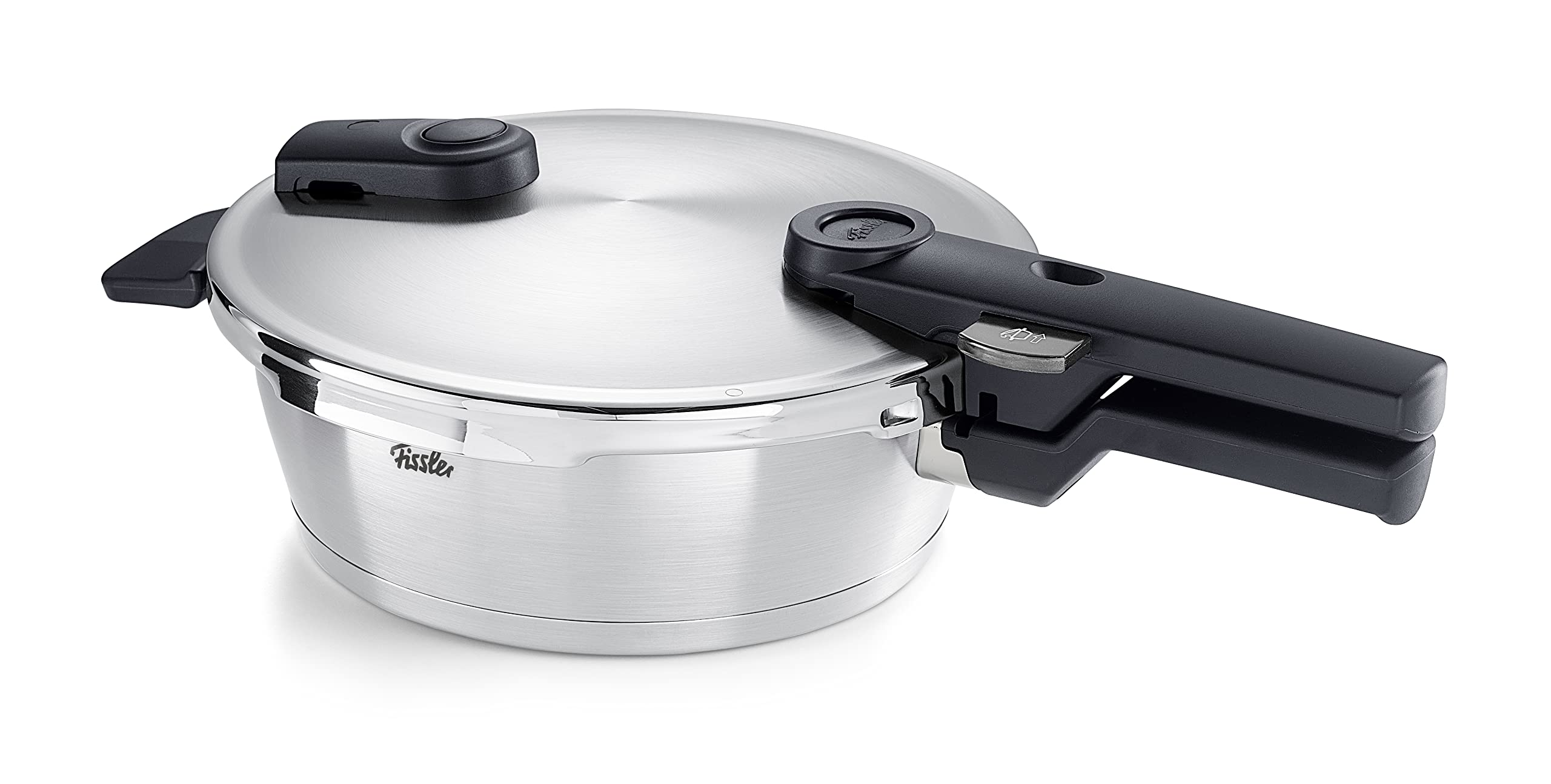 زودپز فیسلر آلمان Fissler Vitaquick Premium (2.5 لیتر، Ø 22 سانتی متر) اجاق گاز فشاری استیل ضد زنگ، 2 سطح پخت، ساخت آلمان - القایی