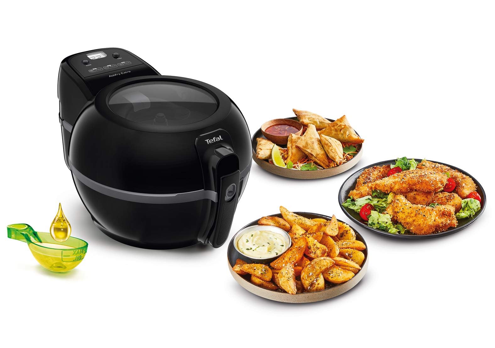 سرخ کن تفال  فرانسه Tefal FZ7228 با بازوی همزن | 1550 وات | 1.2 کیلوگرم برای 6 نفر | جریان هوا با سرعت بالا | سرخ کن سالم بدون روغن