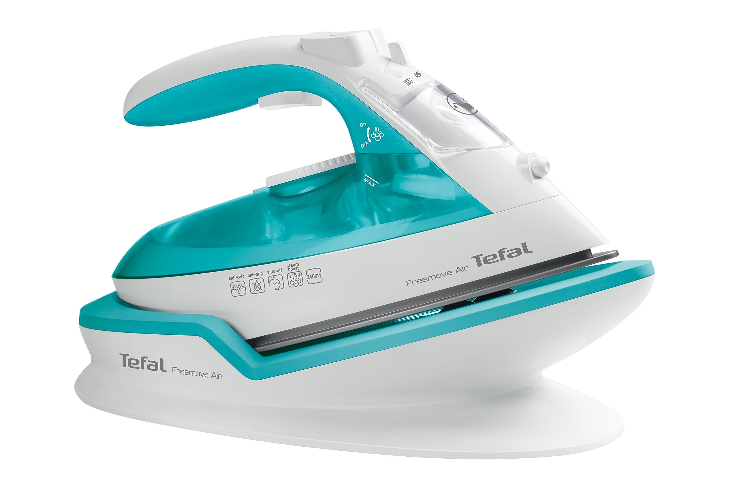 اتو بخار بی سیم تفال فرانسه Tefal FV6520 بخار مداوم 25 گرم در دقیقه بخار 115 گرم در دقیقه فناوری بی سیم