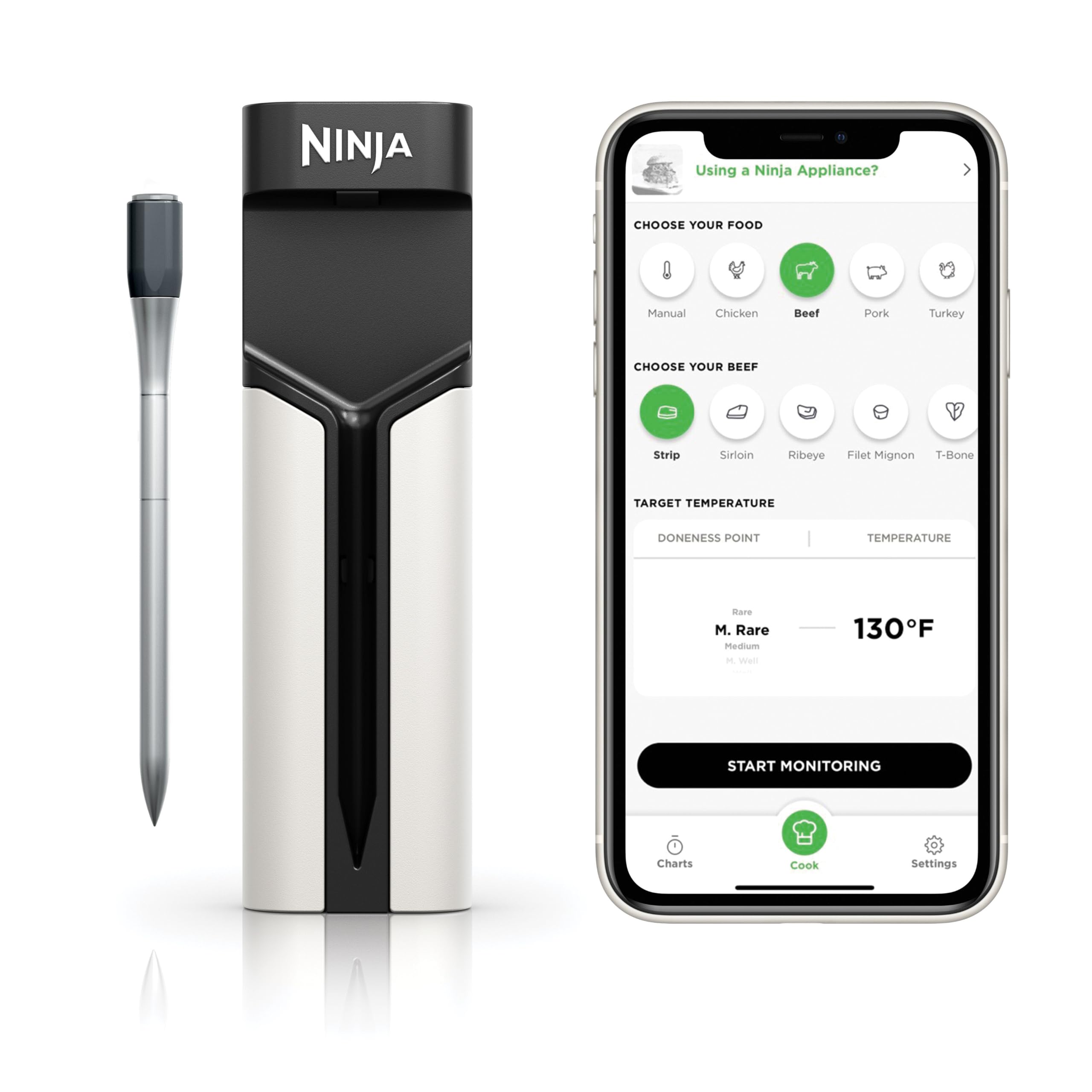 دماسنج گوشت دیجیتال بی‌سیم نینجا آمریکا Ninja ProChef WP100EU