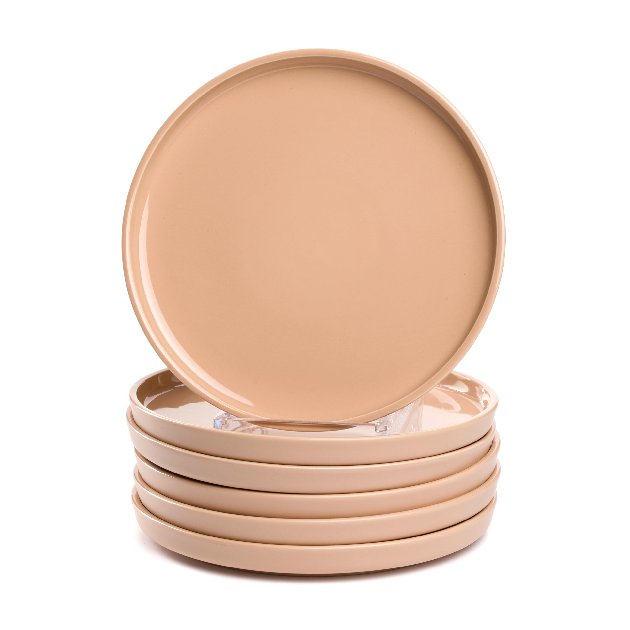 بشقاب‌های غذاخوری LEONARDO HOME ROMA، مجموعه ۶ عددی • قطر ۲۲ سانتی‌متر • قابل استفاده در مایکروویو و ماشین ظرفشویی • قابلیت چیدن روی هم • ظروف سرامیکی برای ۶ نفر • بشقاب سرامیکی با سطح لعاب‌دار • زردآلو • ۰۲۷۲۶۳