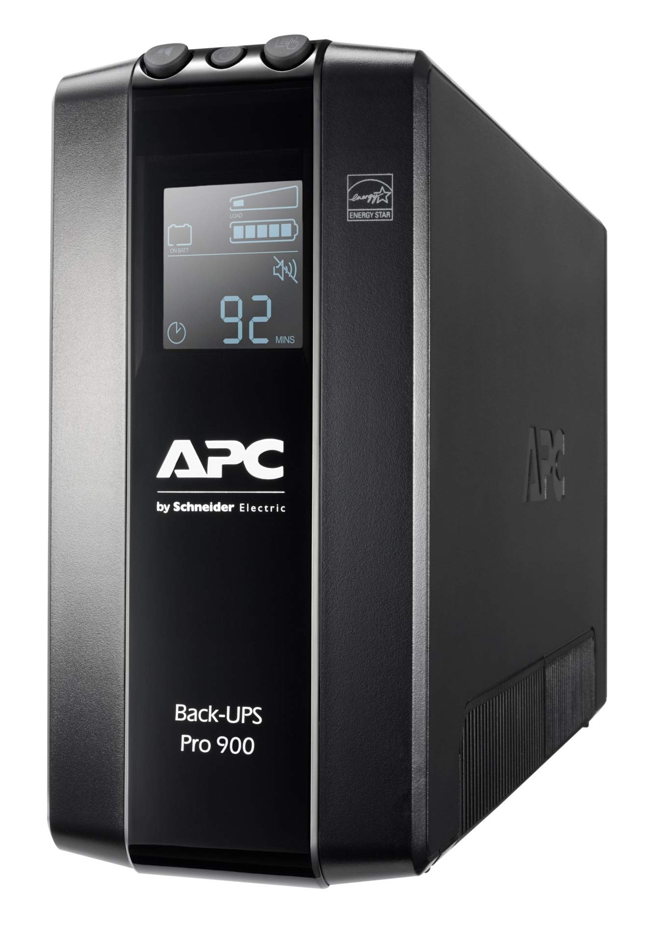 یو پی اس APC ساخت اشنایدر الکتریک مدل Back UPS PRO - BR900MI - توان 900VA - مدل MI (6 پریز IEC، پریزهای IEC برای دستگاه های سرد، رابط LCD، محافظت از خط داده 1 گیگابایتی) توان 900VA - مدل MI IEC - پریزهای IEC برای دستگاه های سرد