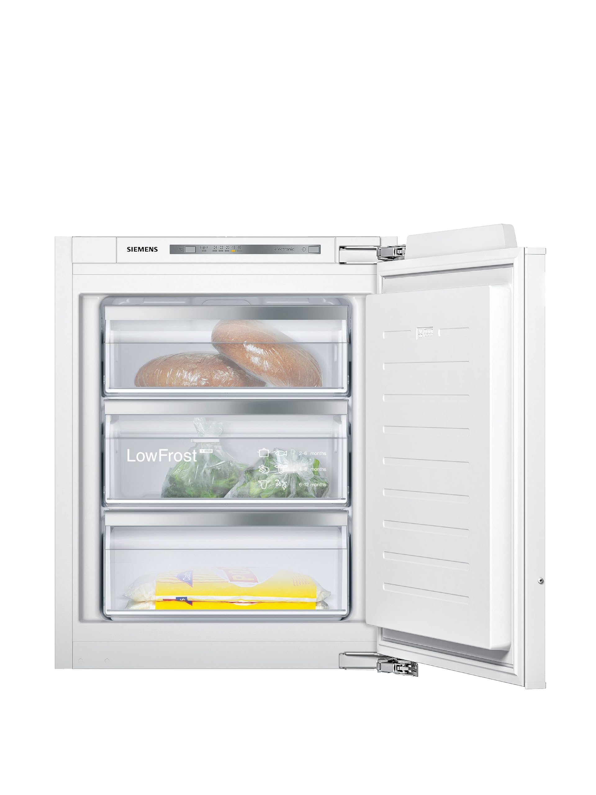 فریزر توکار زیمنس GI11VADC0 iQ500 / A+++ / 95 کیلووات ساعت در سال / 70 لیتر / lowFrost / freshSense / softClosing Door EEK C 72x56 cm