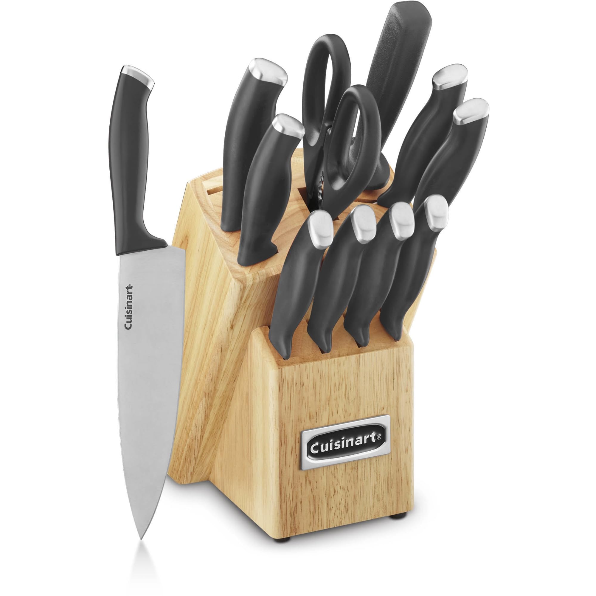 ست چاقو Cuisinart C77SSB-12P Colorpro Messerblock، Schwarz One Size schwarz