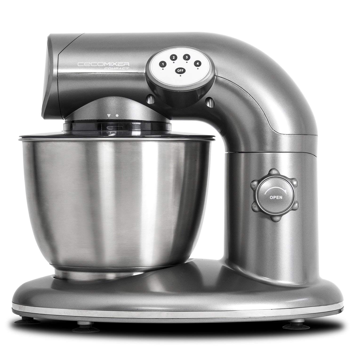 غذاساز سکوتک اسپانیا Cecotec مدل Cecomixer Compact. ۱۰۰۰ وات، سیستم دنده پیشرفته و حرکت سیاره‌ای، کاسه استیل ضد زنگ ۵.۶ لیتری، ۶ عملکرد، ۴ سطح سرعت، درب شفاف