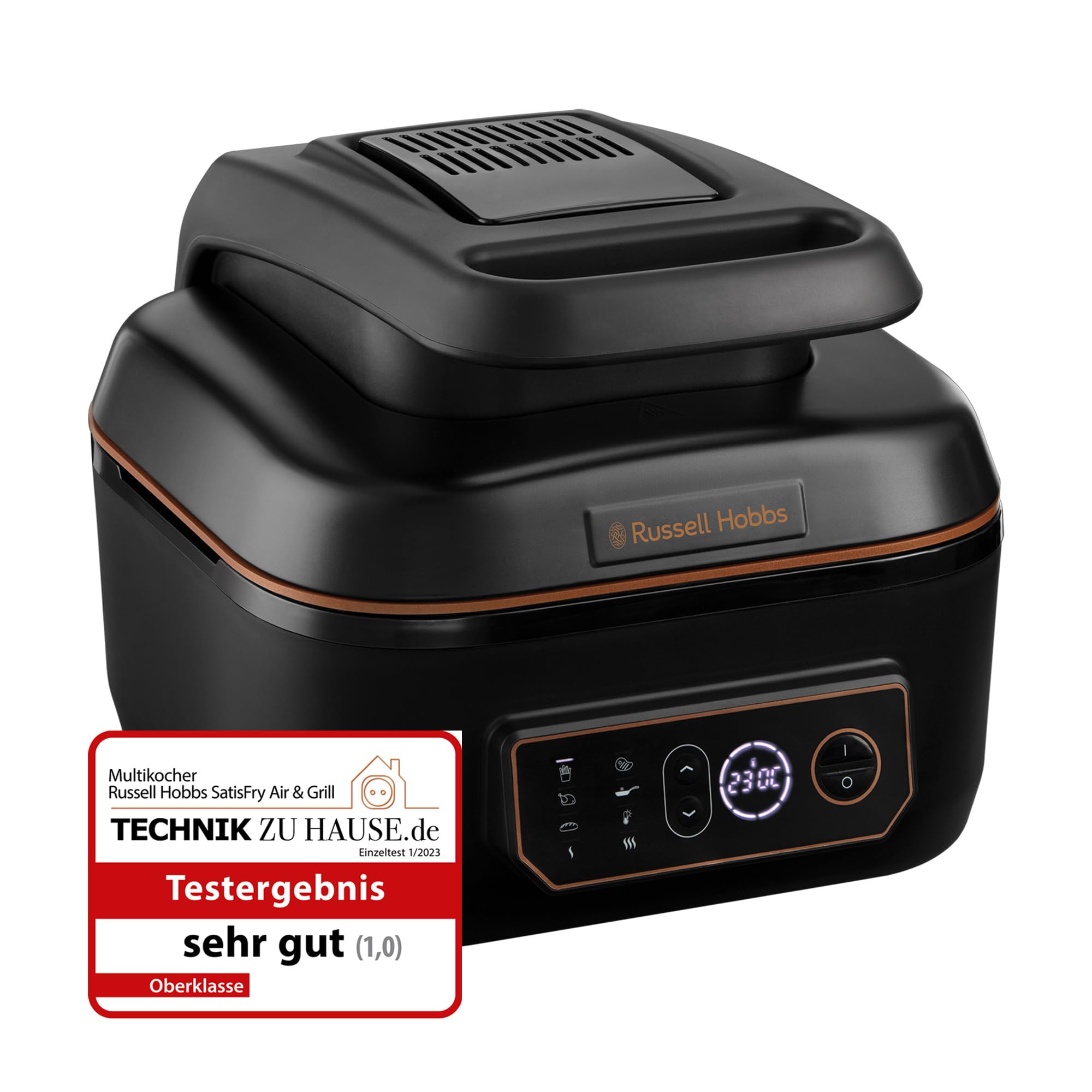 سرخ کن هوای گرم راسل هابز انگلستان Russell Hobbs XL 5,5L 26520-56 گریل چند پخت حرارت از بالا و پایین بدون لرزش آرام پز