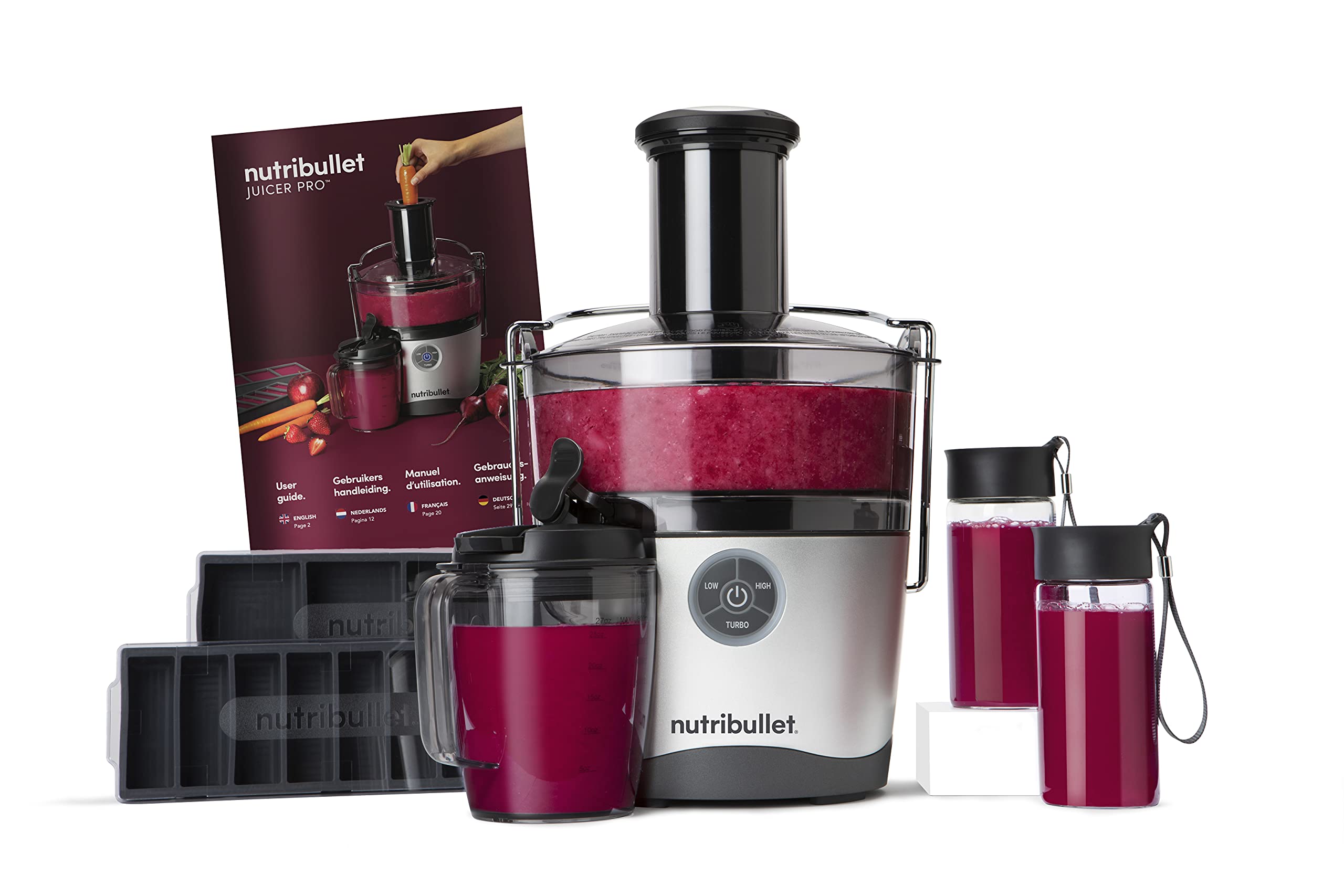 آبمیوه گیری نوتری‌ بولت آمریکا NutriBullet وات 1000 ۳ حالت سرعت دهانه ضد نشت تمیز کردن آسان بدون BPA