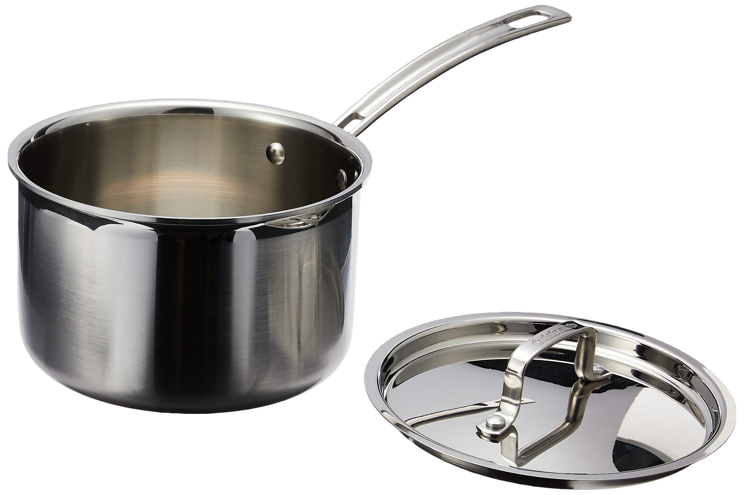 ماهیتابه از جنس استنلس استیل 3 لایه Cuisinart MCP193-18N Multiclad Pro، قابلمه درب دار