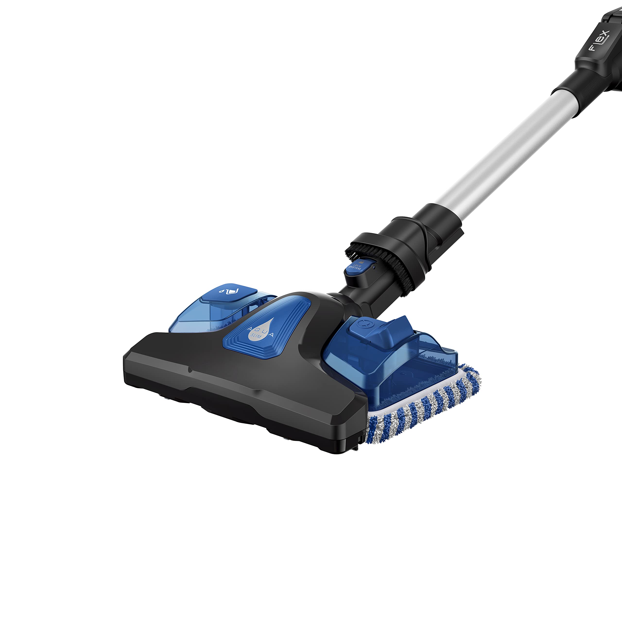 جاروبرقی رونتا مدل ZR009602 مدل X-Force Aqua Head Slim برای جاروبرقی X-Force 9.60 | جاروبرقی و تی | سازگار با دستگاه‌های X-Force Flex 9.60 (RH20xx) | مخزن آب قابل جدا شدن | دستمال‌های میکروفایبر قابل شستشو | آبی/خاکستری