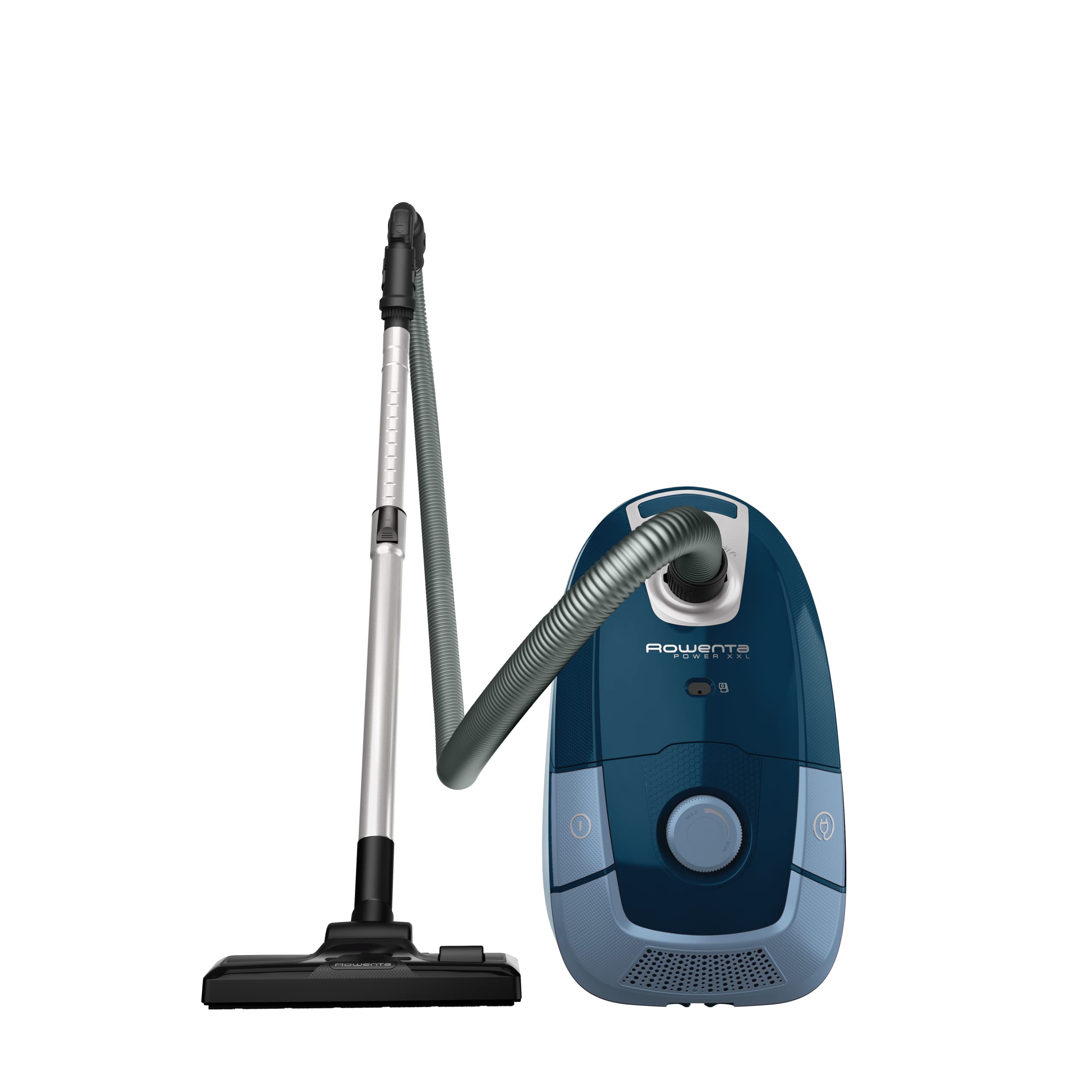 جاروبرقی کیسه‌دار Rowenta RO3172EA Power XXL، آبی تیره، 900 وات، 4.5 لیتر RO3172_با نازل مخصوص موی حیوانات خانگی