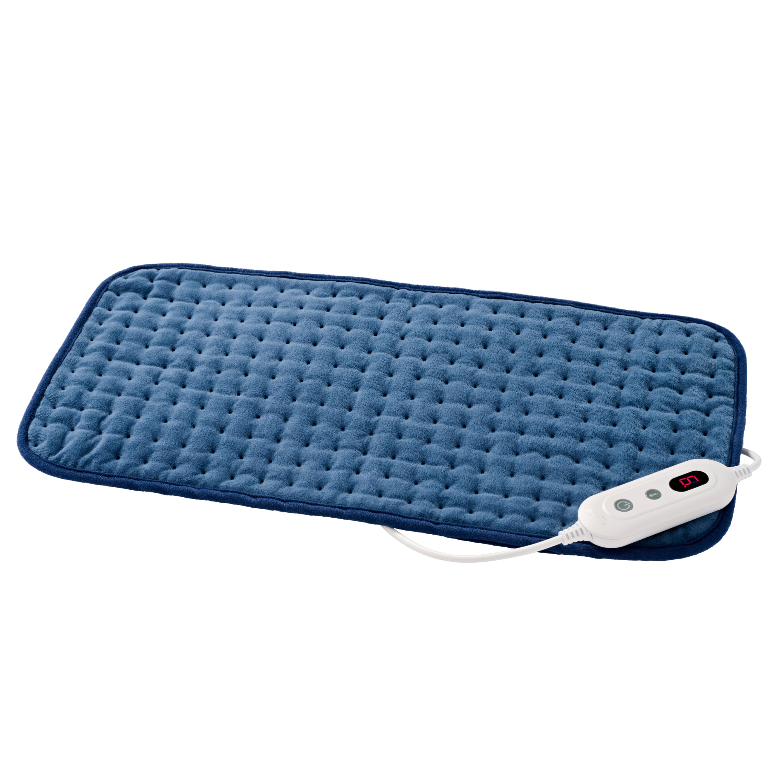 پد گرمایش Promed HKP-1.8 [6 تنظیم دما] - پد گرمایش راحت با خاموش شدن خودکار - پد گرمایش XXL 60 x 30 سانتی متر - گرم کننده گردن و کمربند گرمایشی قابل شستشو در ماشین لباسشویی