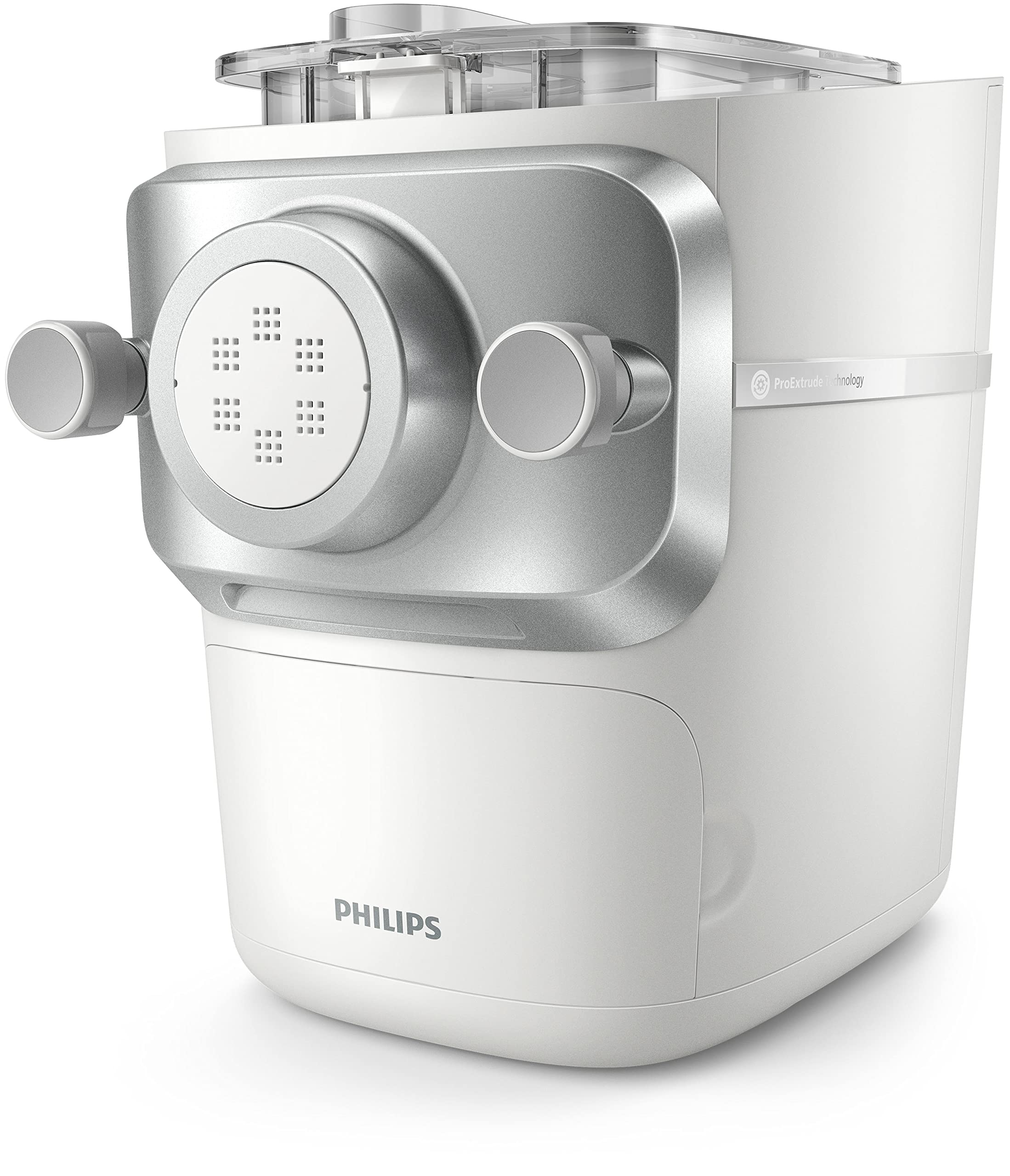 ماکارانی و پاستا ساز فیلیپس Philips Pasta Machine Series 7000 - فناوری ProExtrude، تمام اتوماتیک، فناوری اختلاط کامل، 6 دیسک شکل دهی، سفید (HR2660/00)