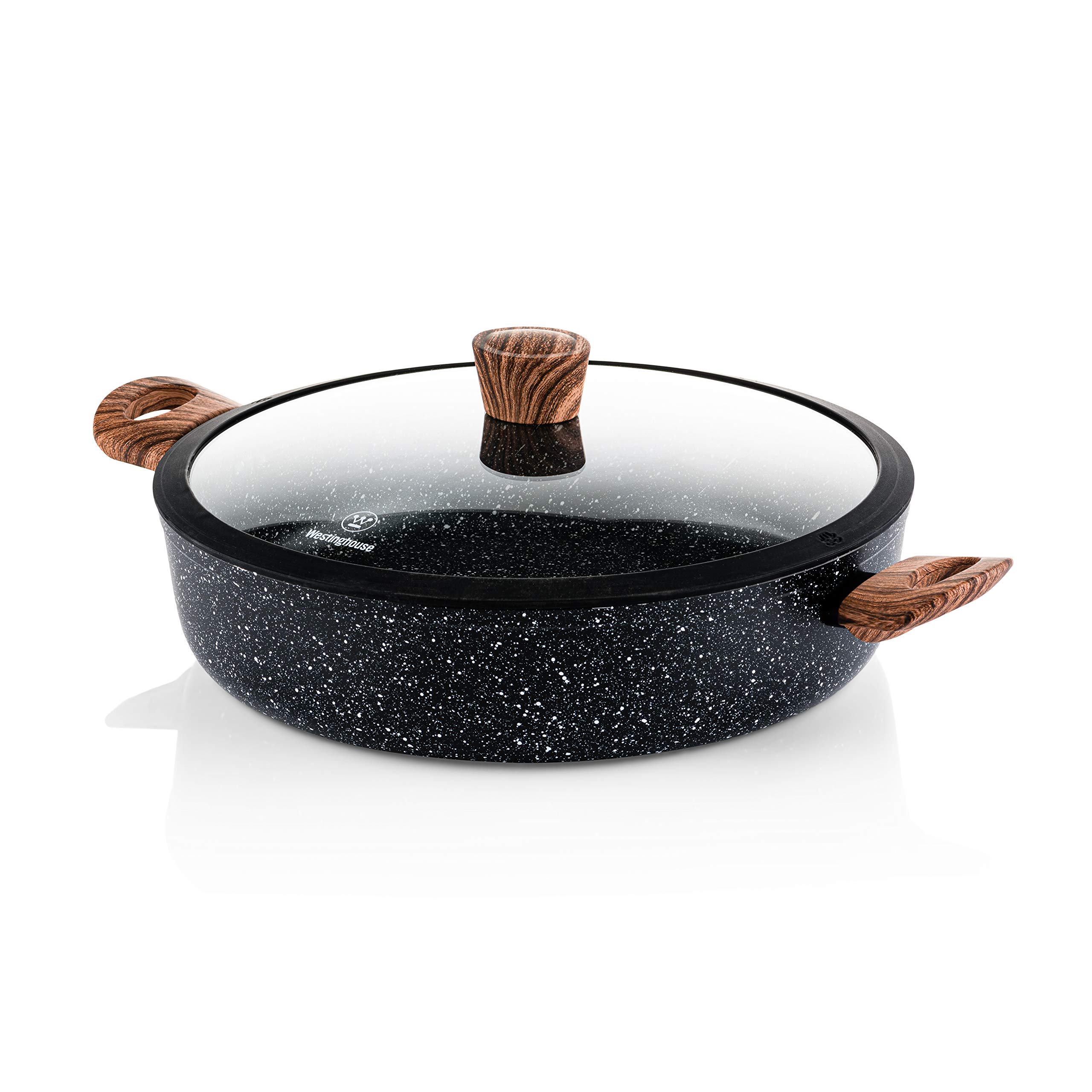 القای ماهیتابه وستینگهاوس - تابه 32 سانتی متری - قابلمه درب دار - نسخه ویژه