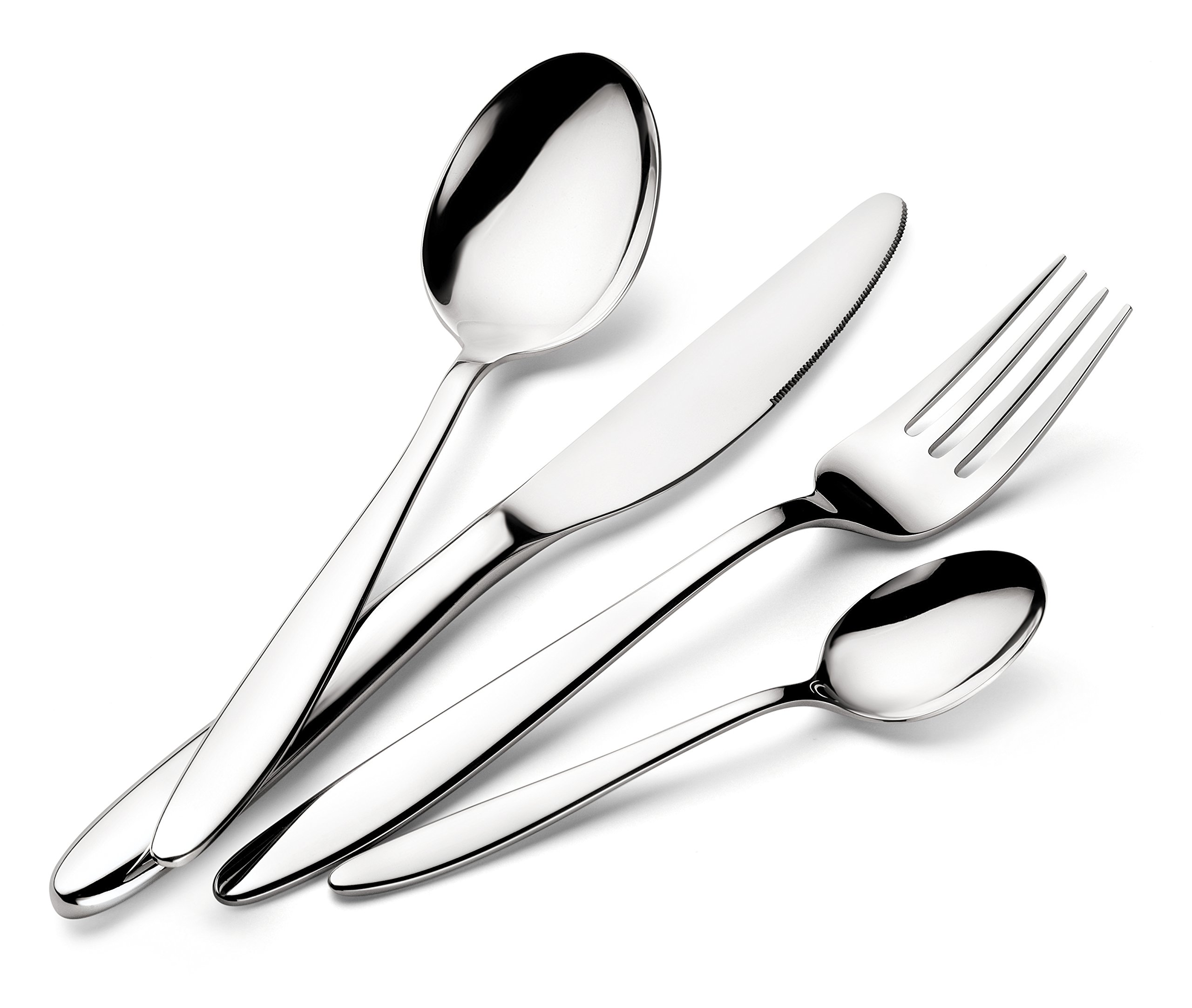 سرویس کارد و چنگال ۲۴ پارچه لاگوستینا مدل ۱۴۴۲۵۶۵۰۵۲۴ لوئیزا، استیل ضد زنگ