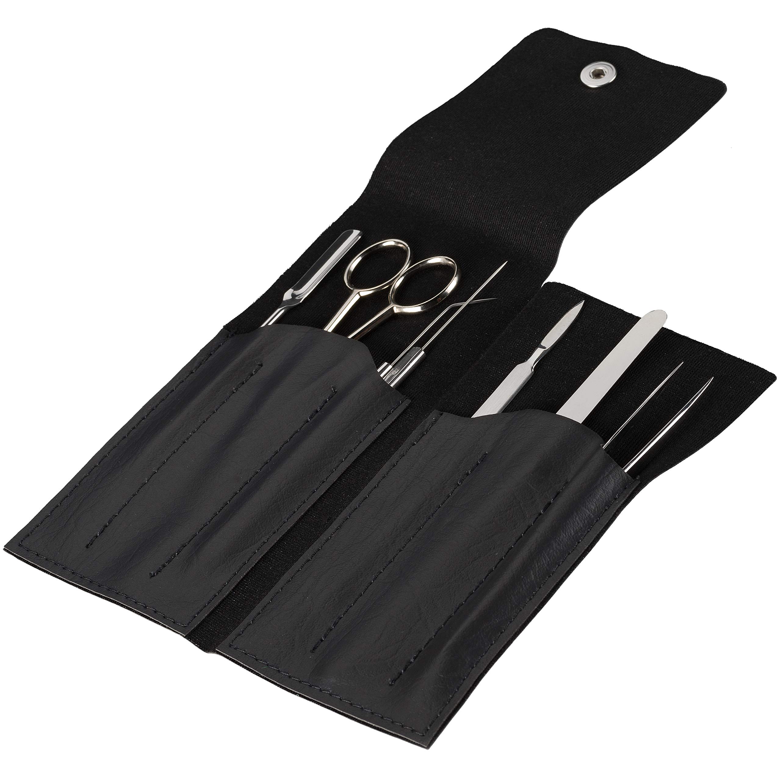 ست میکروسکوپ برسر، فولاد زولینگن، ساخته شده از فولاد ضد زنگ، برای آماده سازی نمونه های میکروسکوپی، تکی